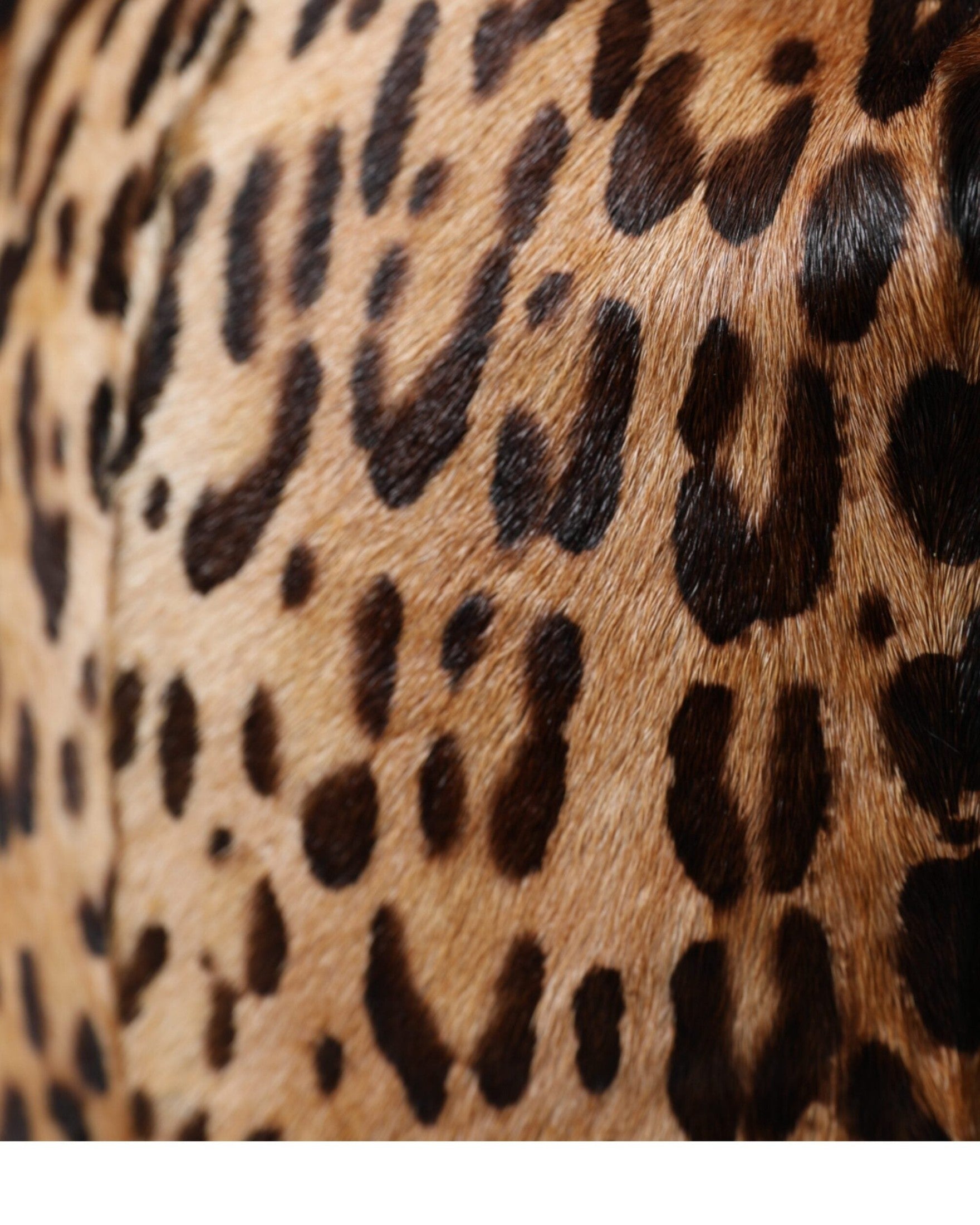 Dolce & Gabbana Leopard Fur Women Bucket Brown Hat Glam Steals
