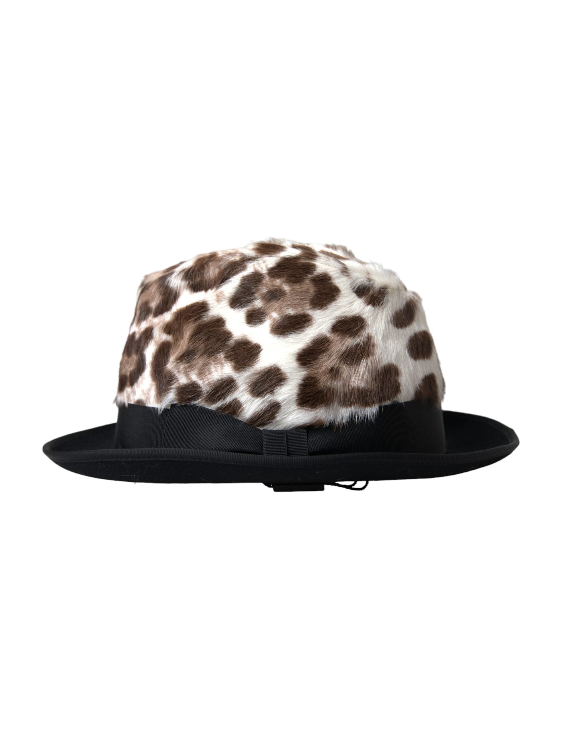 Dolce & Gabbana Leopard Women Fedora Multicolor Hat Glam Steals