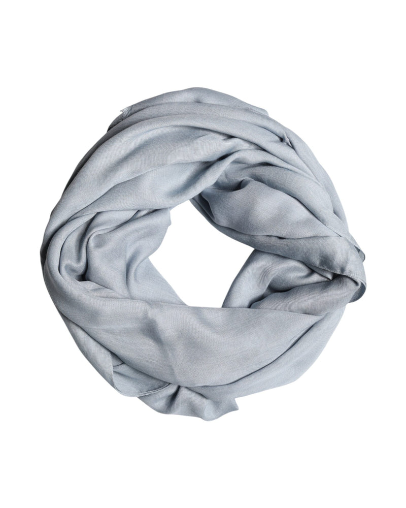 Dolce & Gabbana Light Blue Cashmere Knitted Shawl Glam Steals