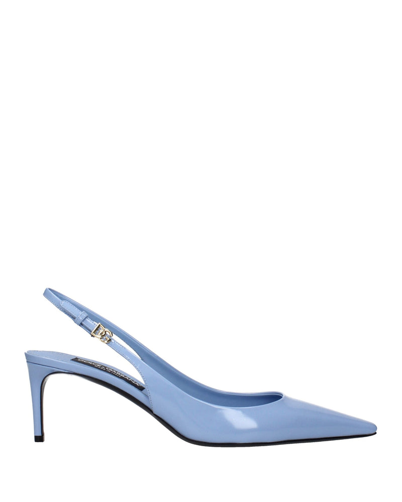 Dolce & Gabbana Light Blue Leather High Heel Pumps Glam Steals