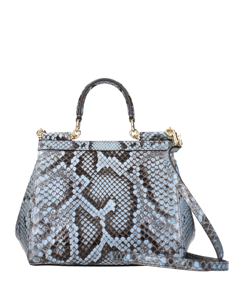 Dolce & Gabbana Light Blue Skin Handbag Glam Steals