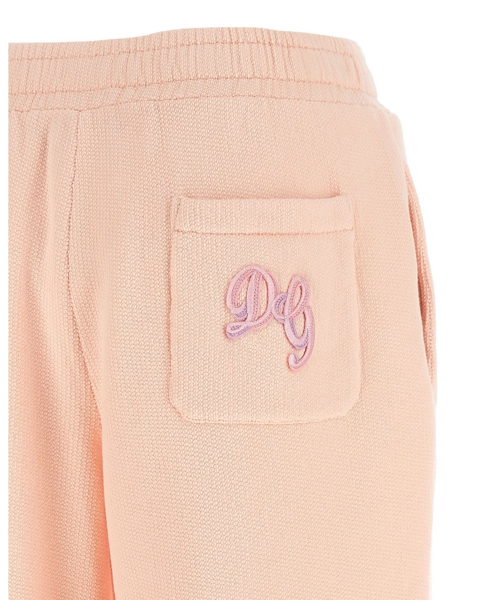 Dolce & Gabbana Logo Embroidery Joggers Glam Steals