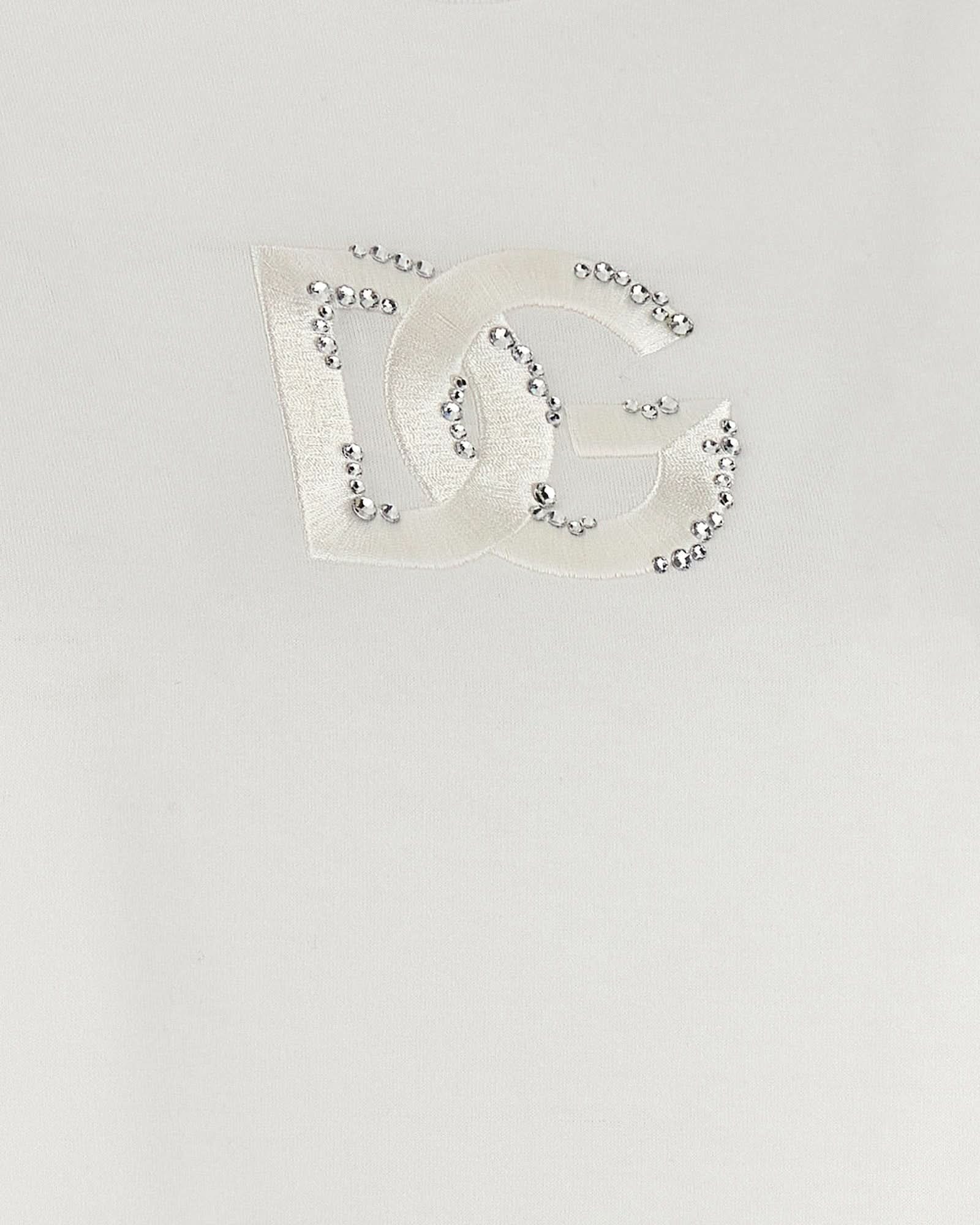 Dolce & Gabbana Logo Embroidery T-shirt Glam Steals