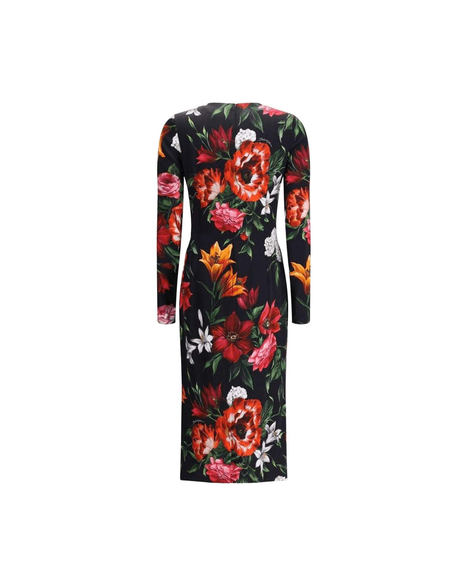 Dolce & Gabbana Long Floral Print Dress Glam Steals
