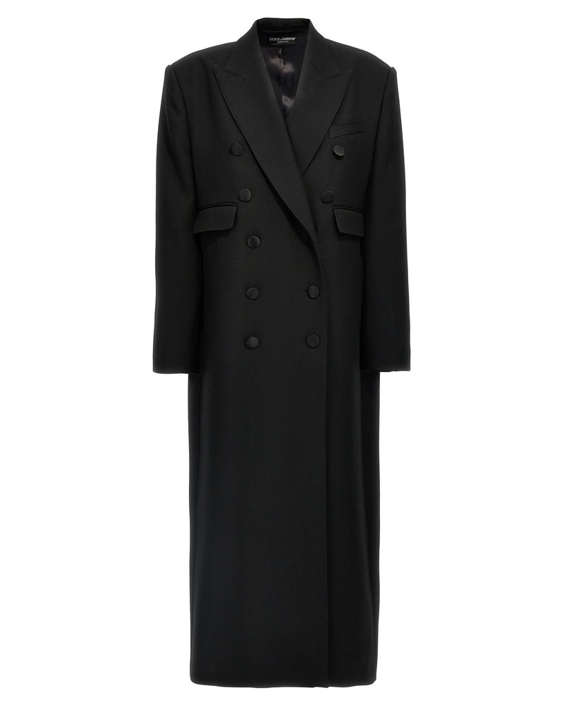 Dolce & Gabbana Long Tuxedo Coat Glam Steals