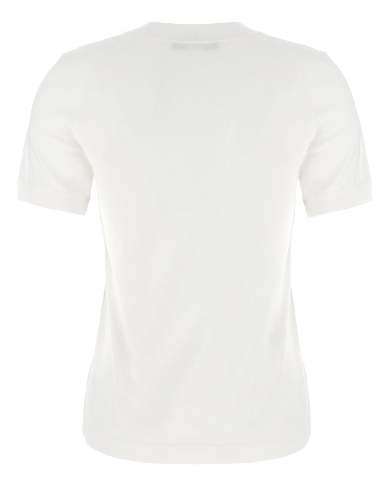 Dolce & Gabbana Maiolica Logo Patch T-shirt Glam Steals