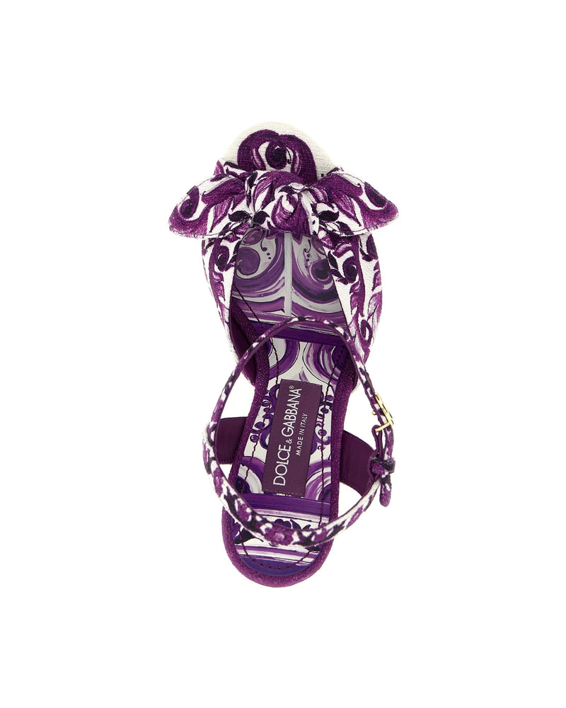 Dolce & Gabbana Maiolica Sandals Glam Steals