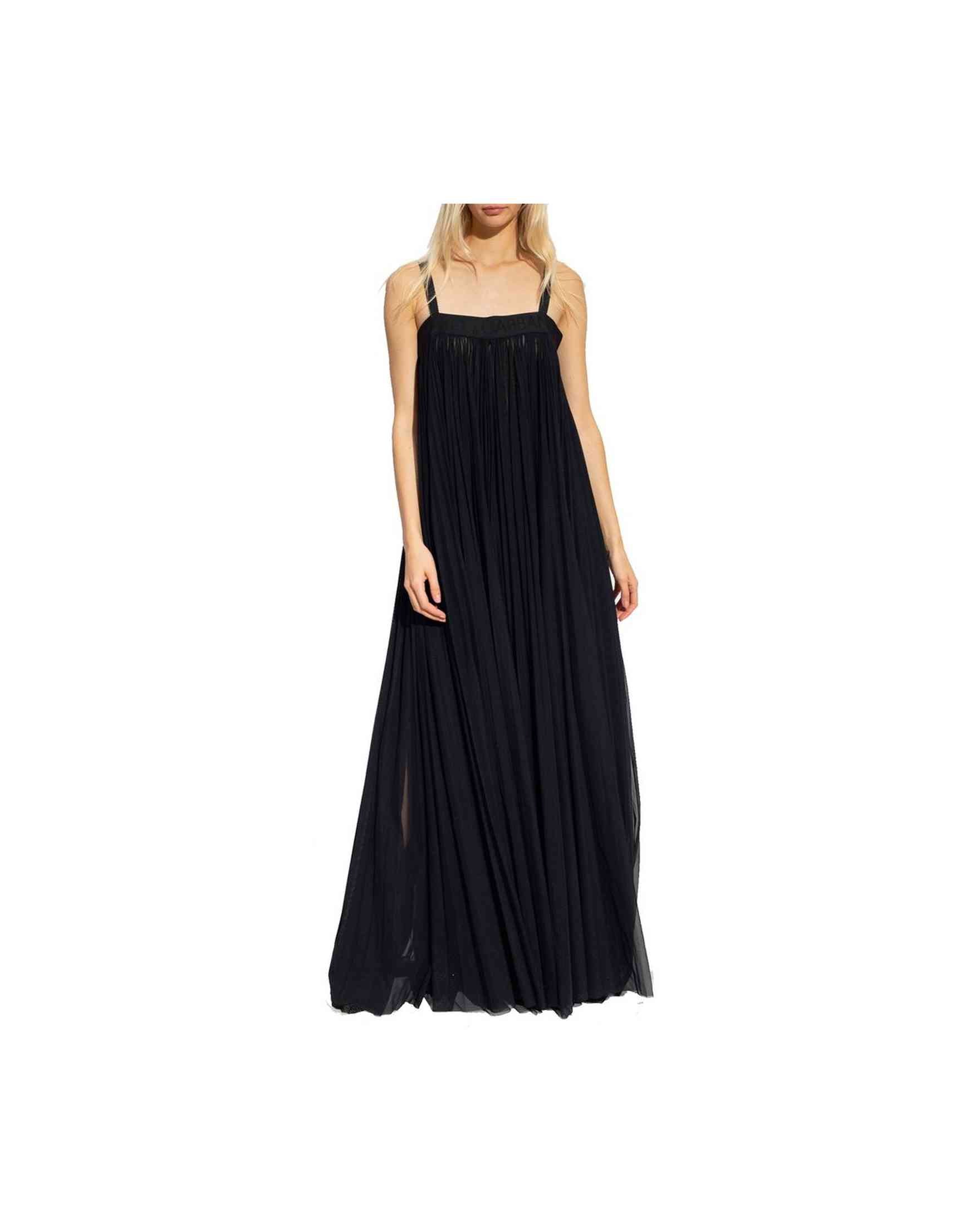 Dolce & Gabbana Maxi Pleated Dress Glam Steals