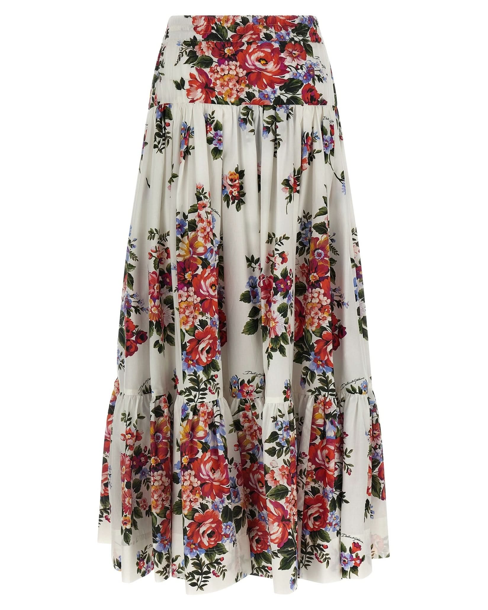 Dolce & Gabbana Mazzo Di Fiori Skirt Glam Steals