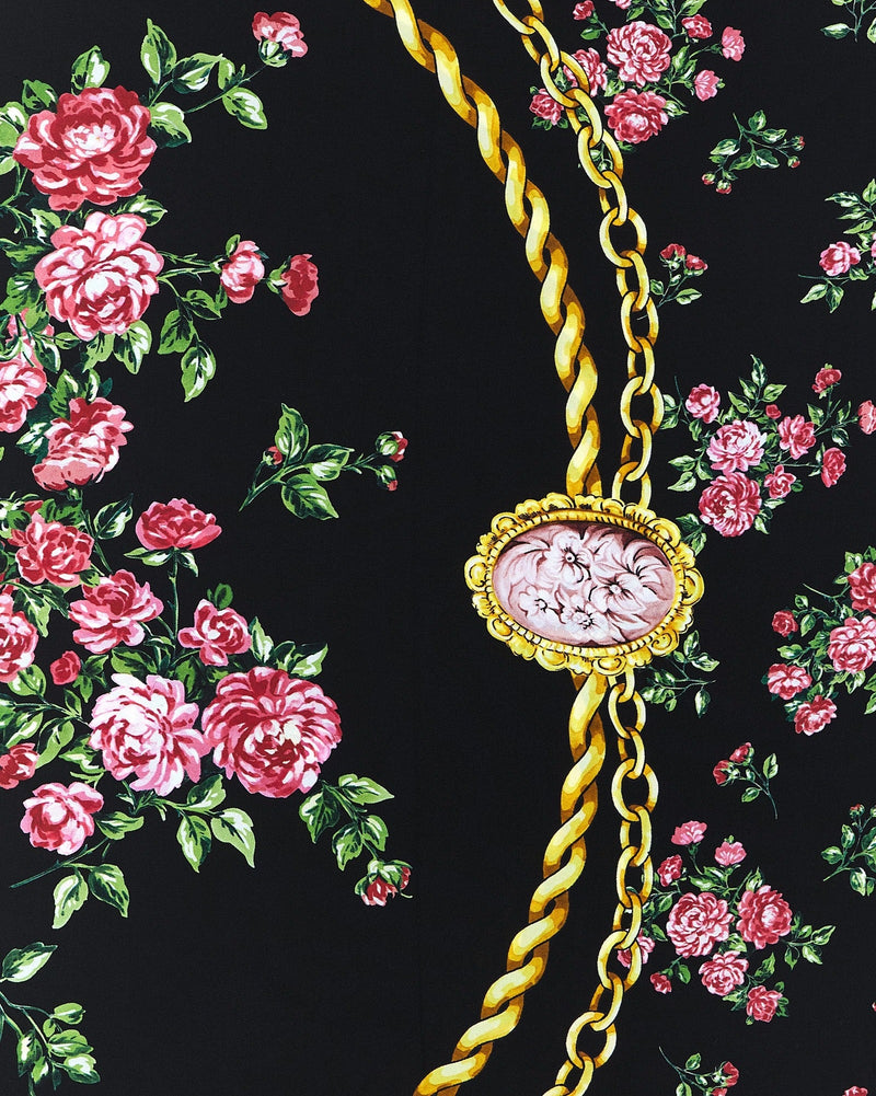Dolce & Gabbana Mazzolini Di Rose Scarf Glam Steals