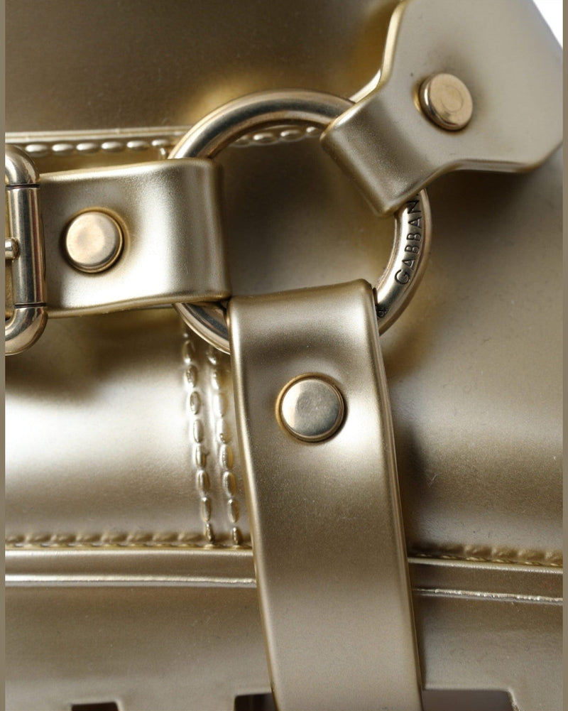 Dolce & Gabbana Metallic Gold Rubber Pvc Rain Boots Shoes Glam Steals