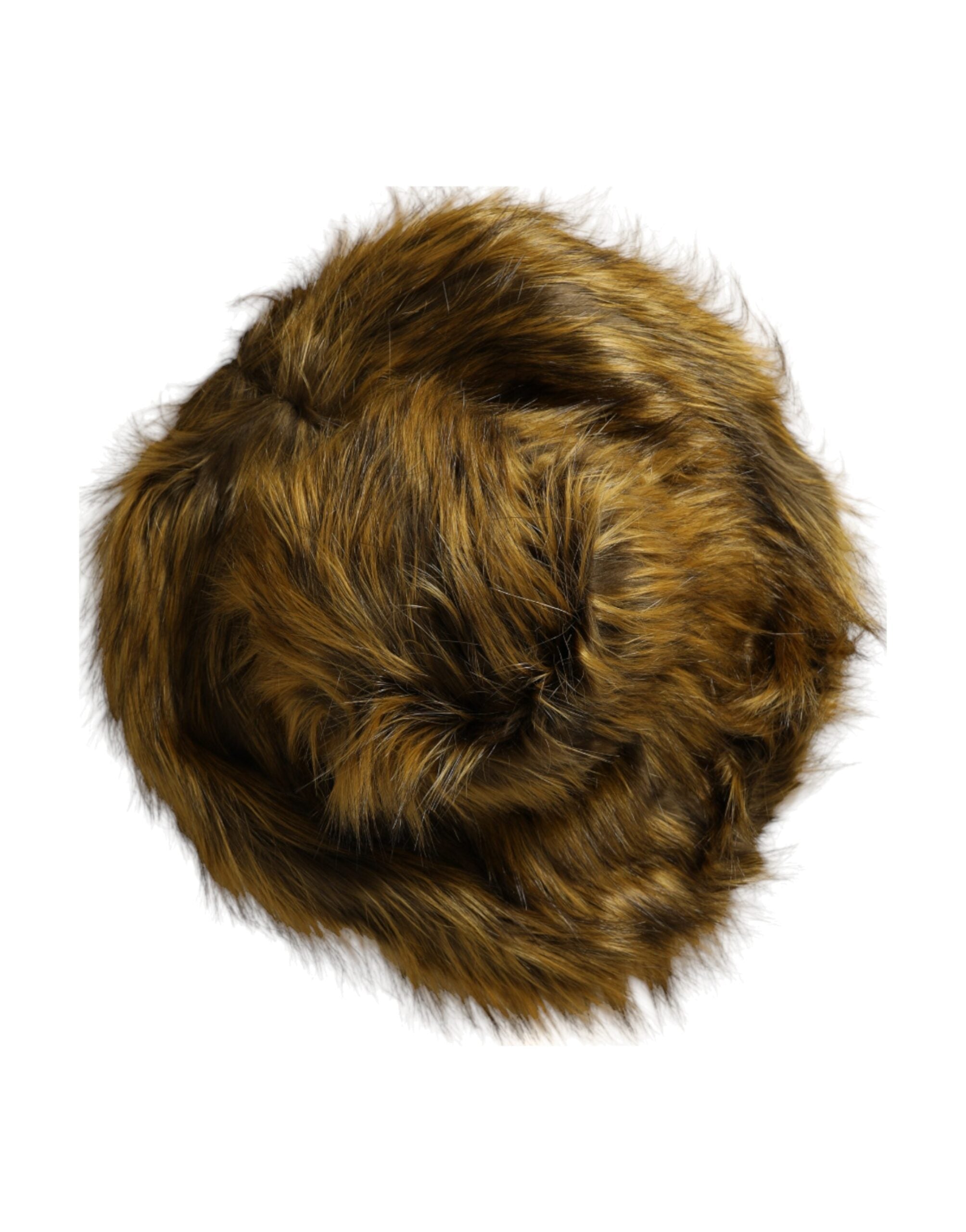 Dolce & Gabbana Modacrylic Faux Fur Bucket Brown Hat Glam Steals