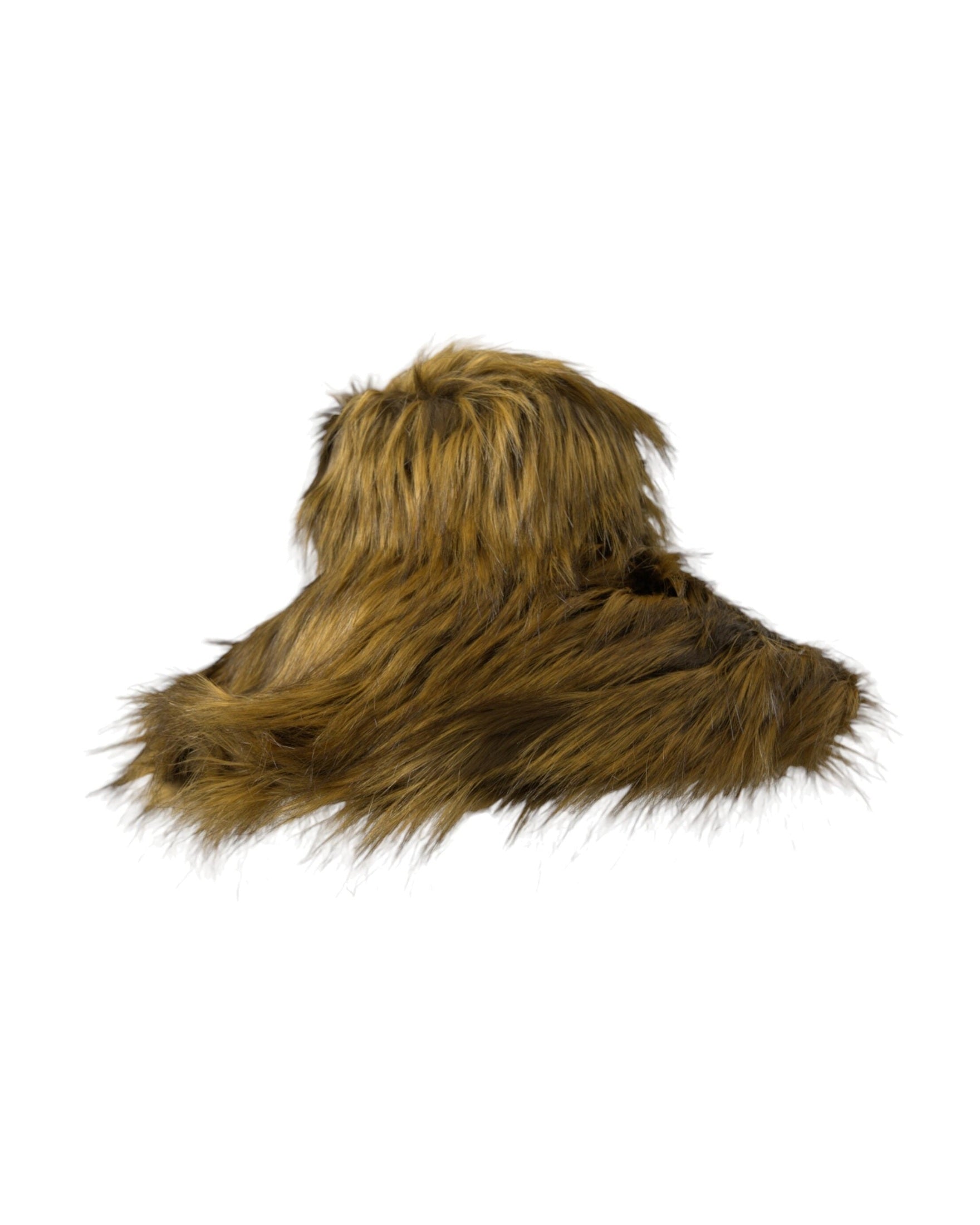 Dolce & Gabbana Modacrylic Faux Fur Bucket Brown Hat Glam Steals