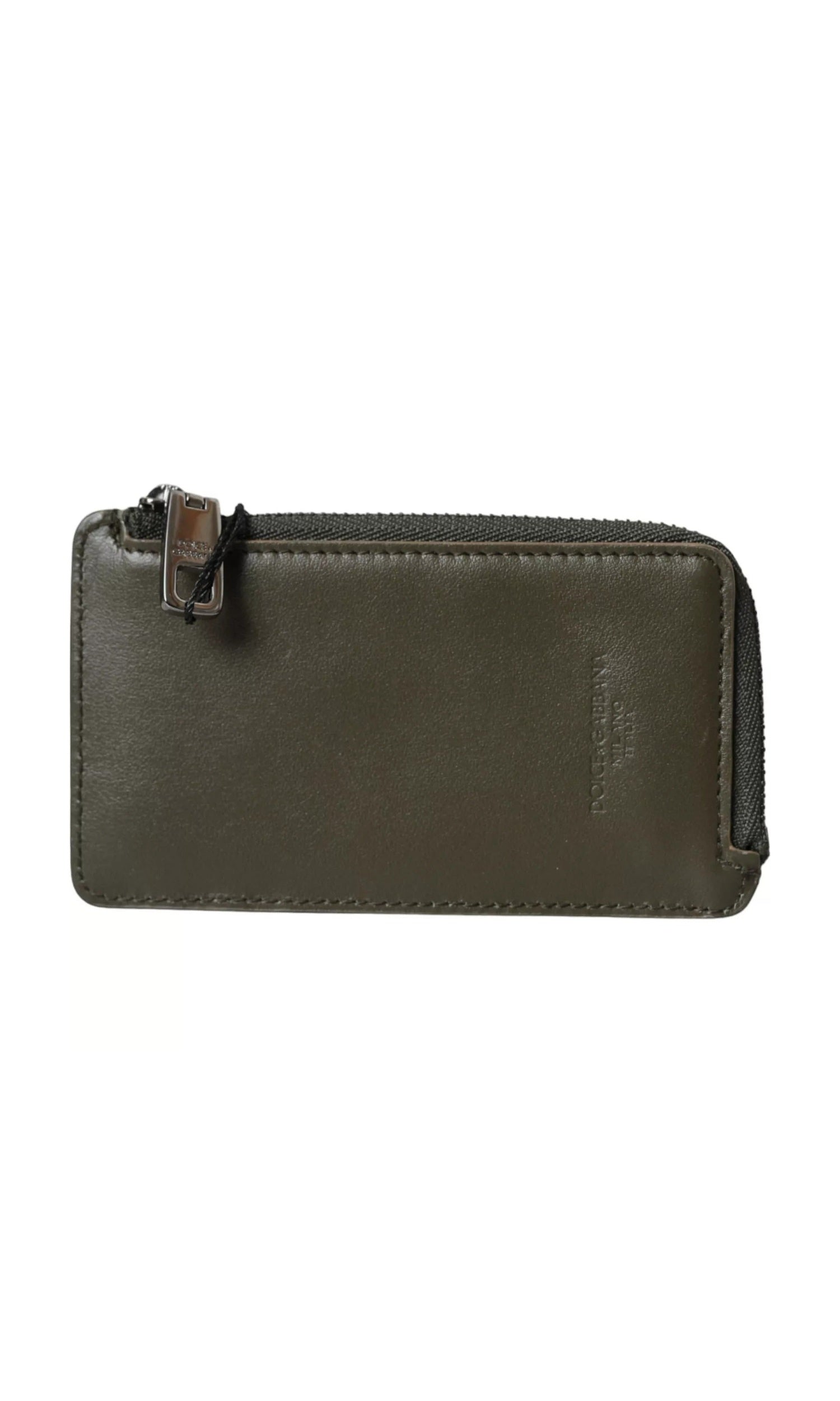 Dolce & Gabbana Multicolor Calfskin Leather Logo Card Holder Women Wallet Glam Steals