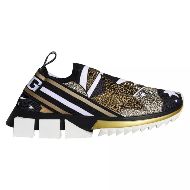 Dolce & Gabbana Multicolor Comet Star Print Sorrento Sneakers Glam Steals