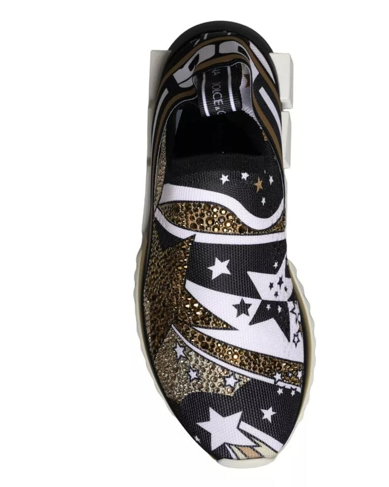 Dolce & Gabbana Multicolor Comet Star Print Sorrento Sneakers Sneakers