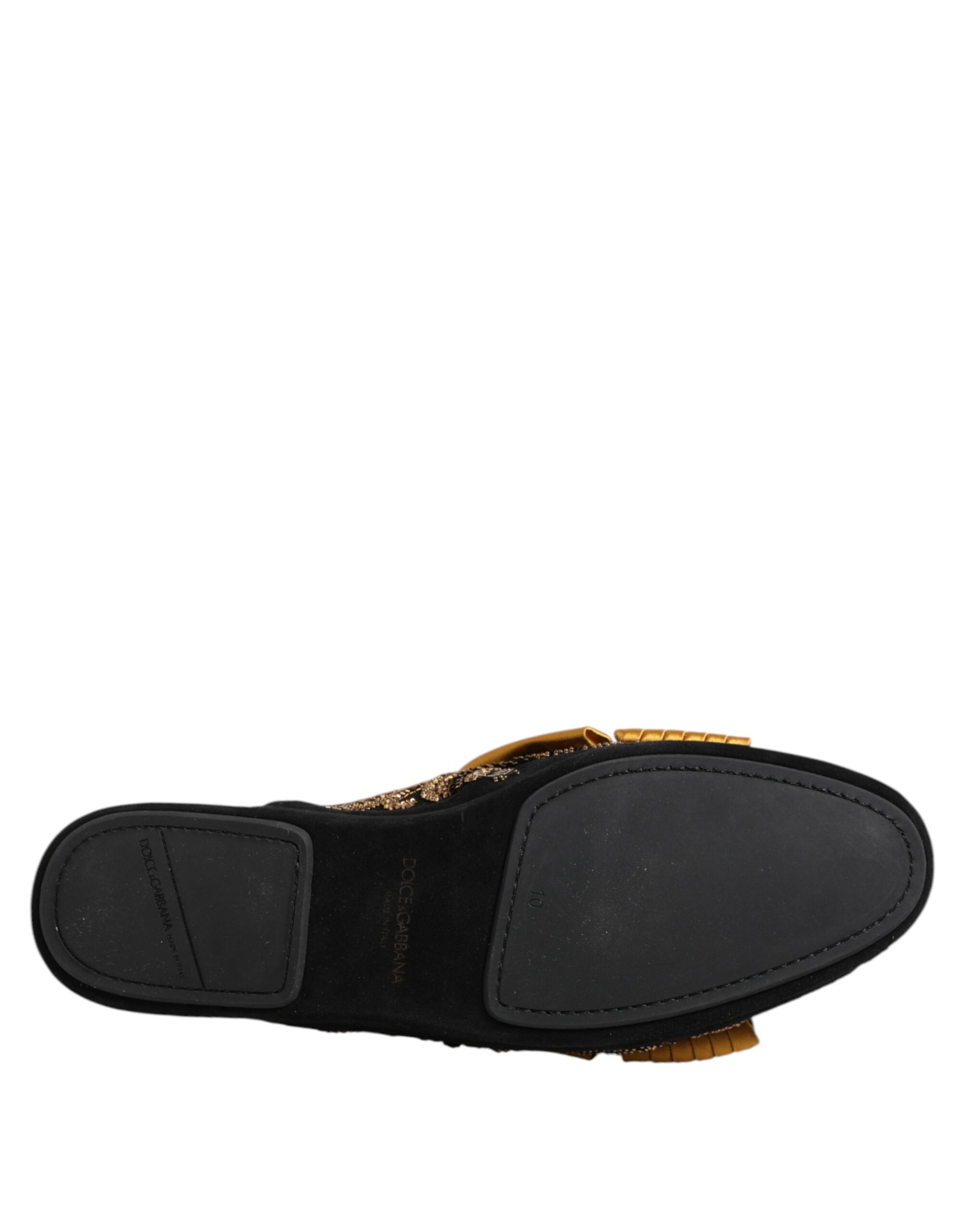 Dolce & Gabbana Multicolor Embellished Flat Sandals Shoes Glam Steals