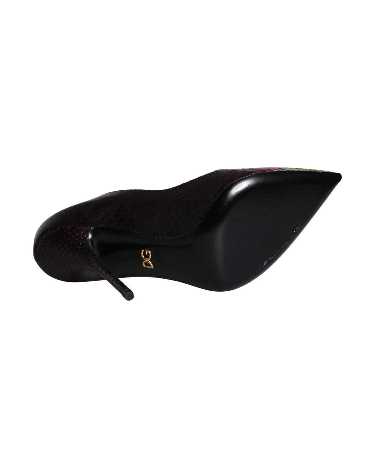 Dolce & Gabbana Multicolor Exotic Leather Heels Pumps Shoes Glam Steals