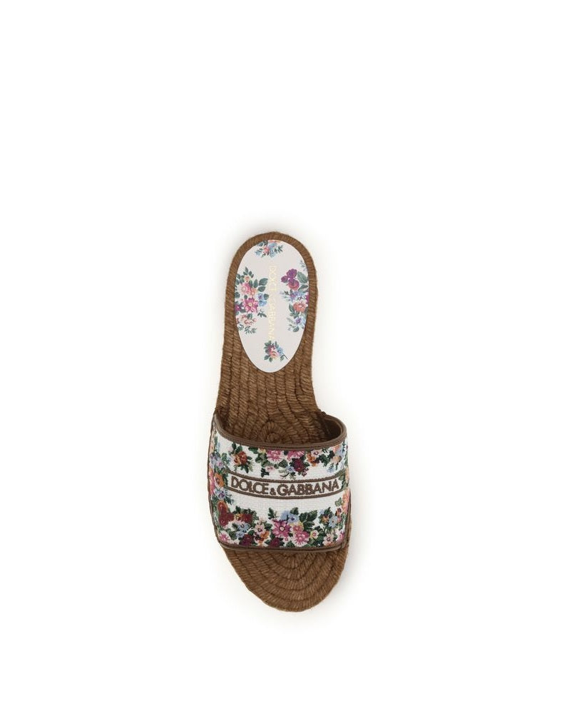 Dolce & Gabbana Multicolor Fabric Espadrilles Glam Steals
