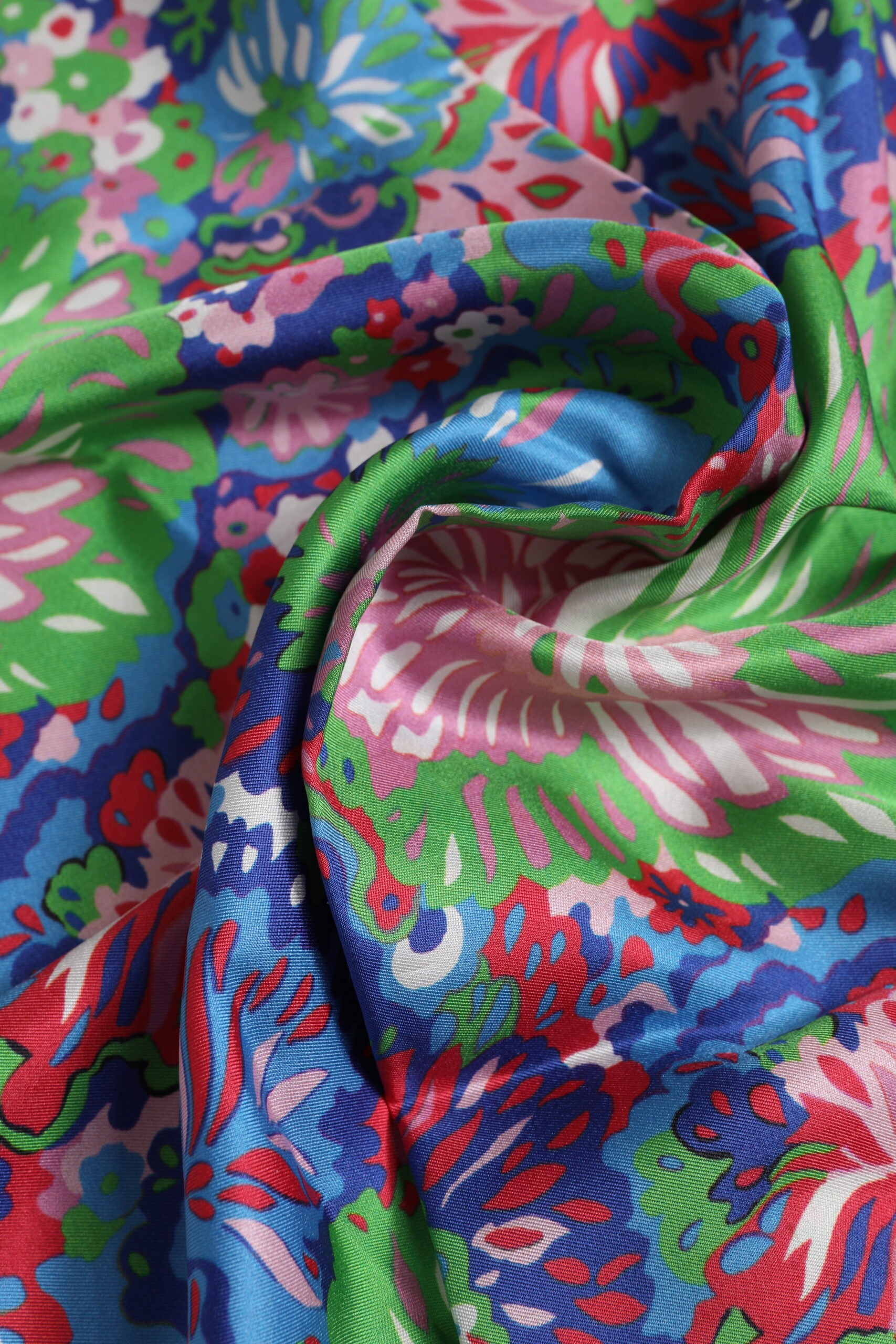Dolce & Gabbana Multicolor Floral Print Square Foulard Scarf Glam Steals