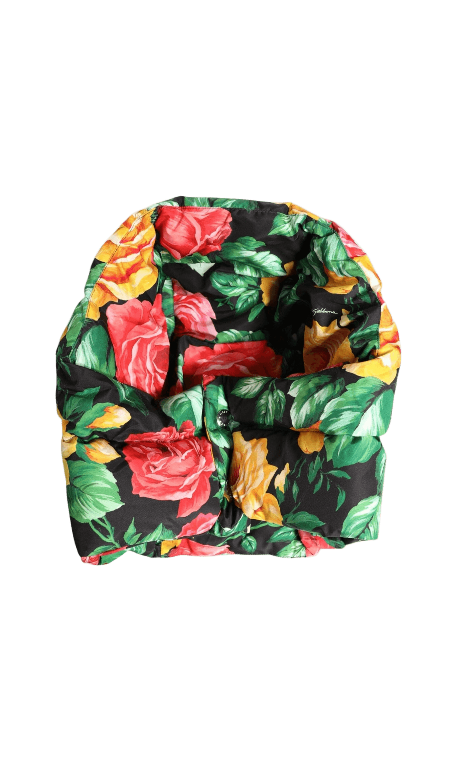 Dolce & Gabbana Multicolor Floral Print Whole Head Wrap Hat Glam Steals