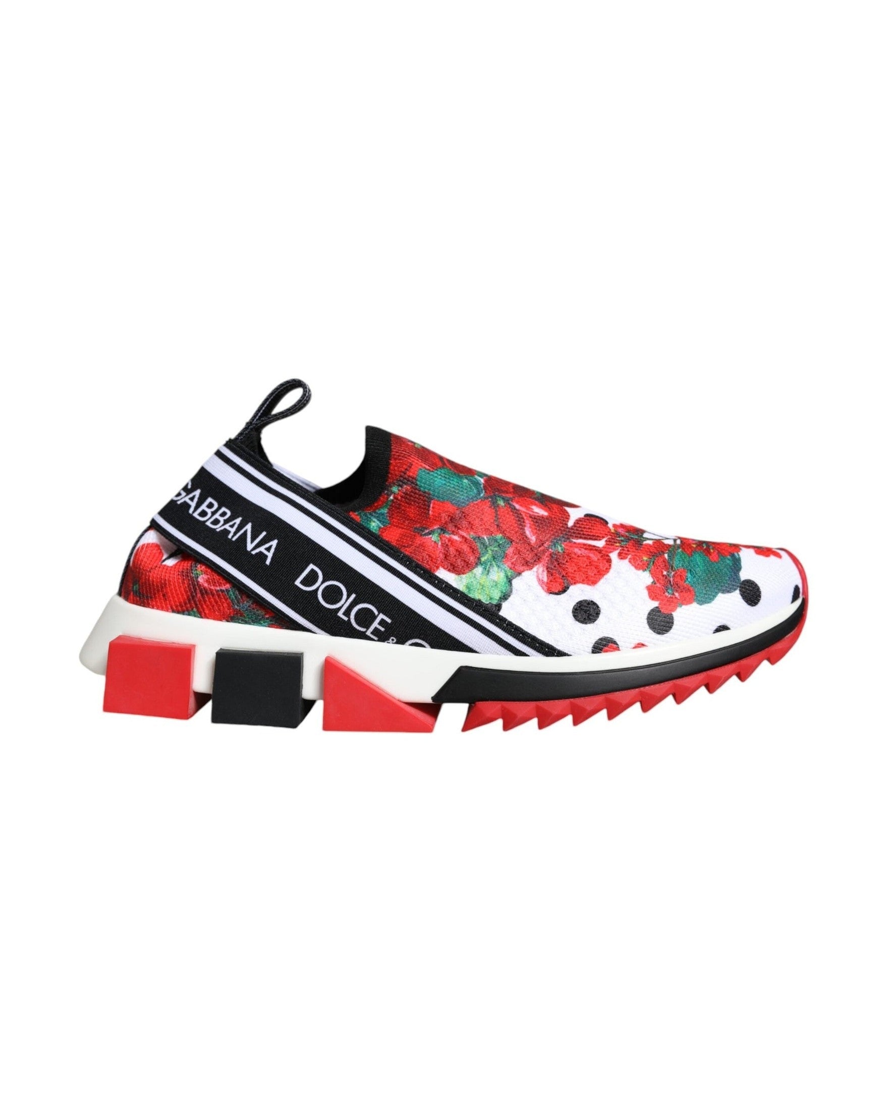Dolce & Gabbana Multicolor Geranium Sorrento Sneakers Shoes Glam Steals