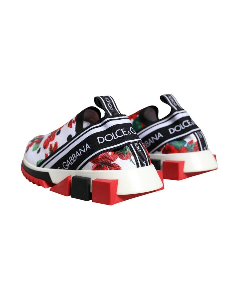 Dolce & Gabbana Multicolor Geranium Sorrento Sneakers Shoes Glam Steals