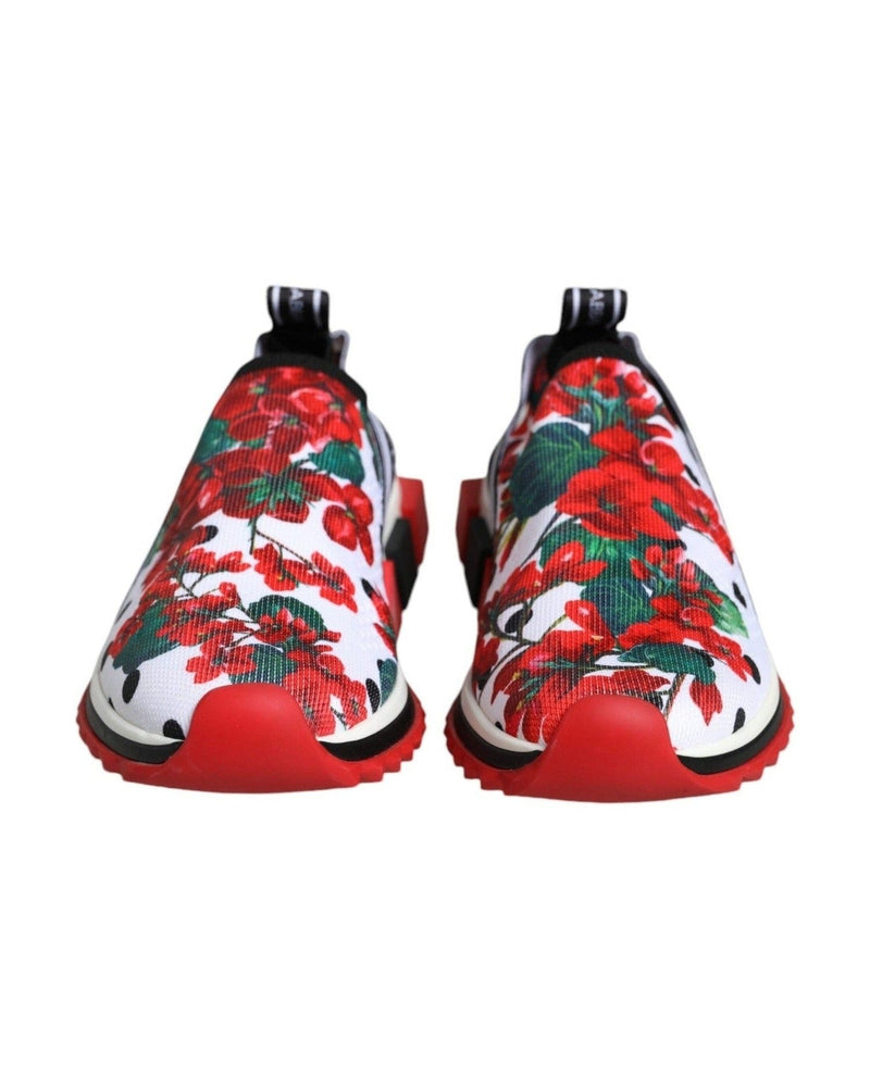 Dolce & Gabbana Multicolor Geranium Sorrento Sneakers Shoes Glam Steals