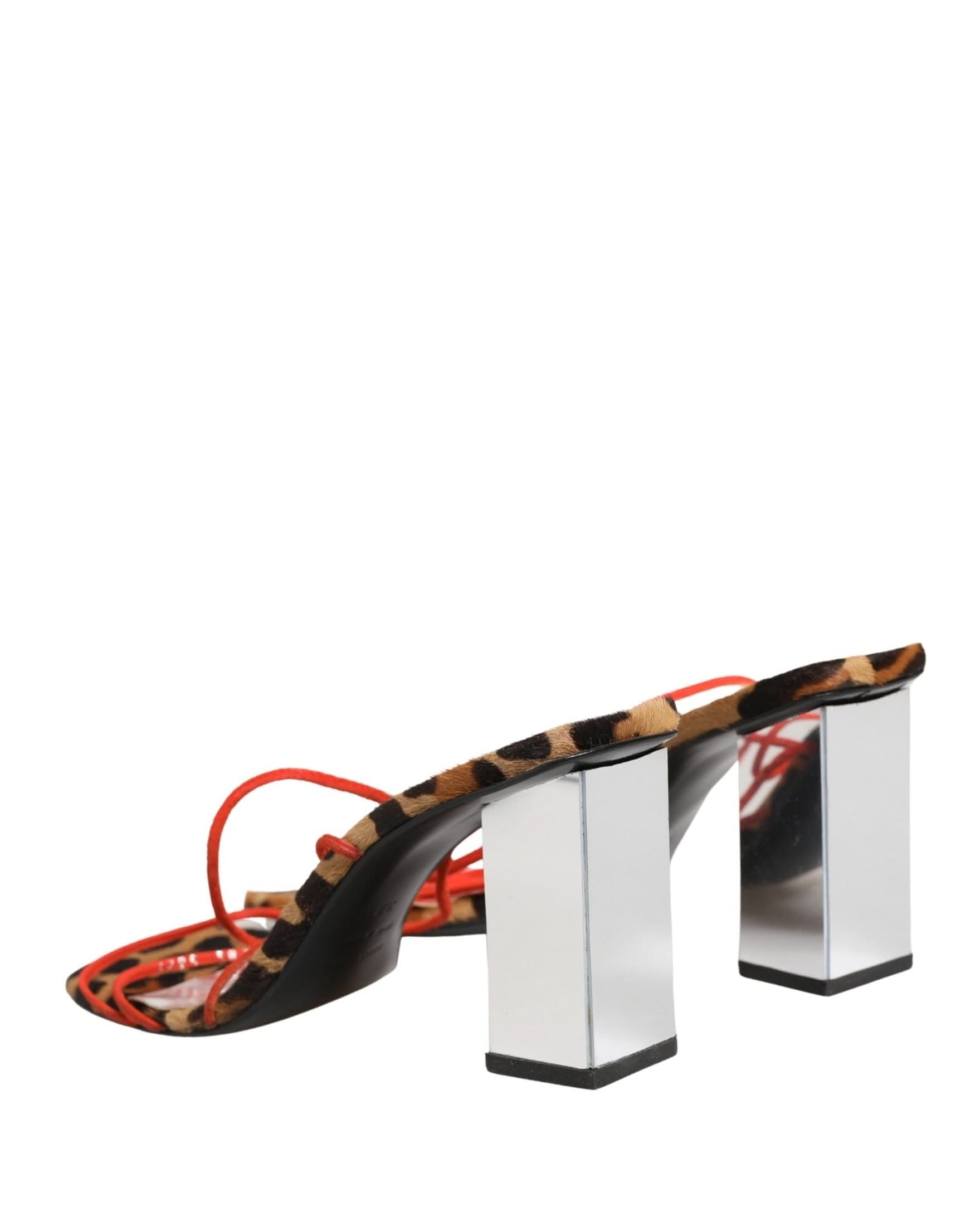 Dolce & Gabbana Multicolor Leather Block Heels Glam Steals