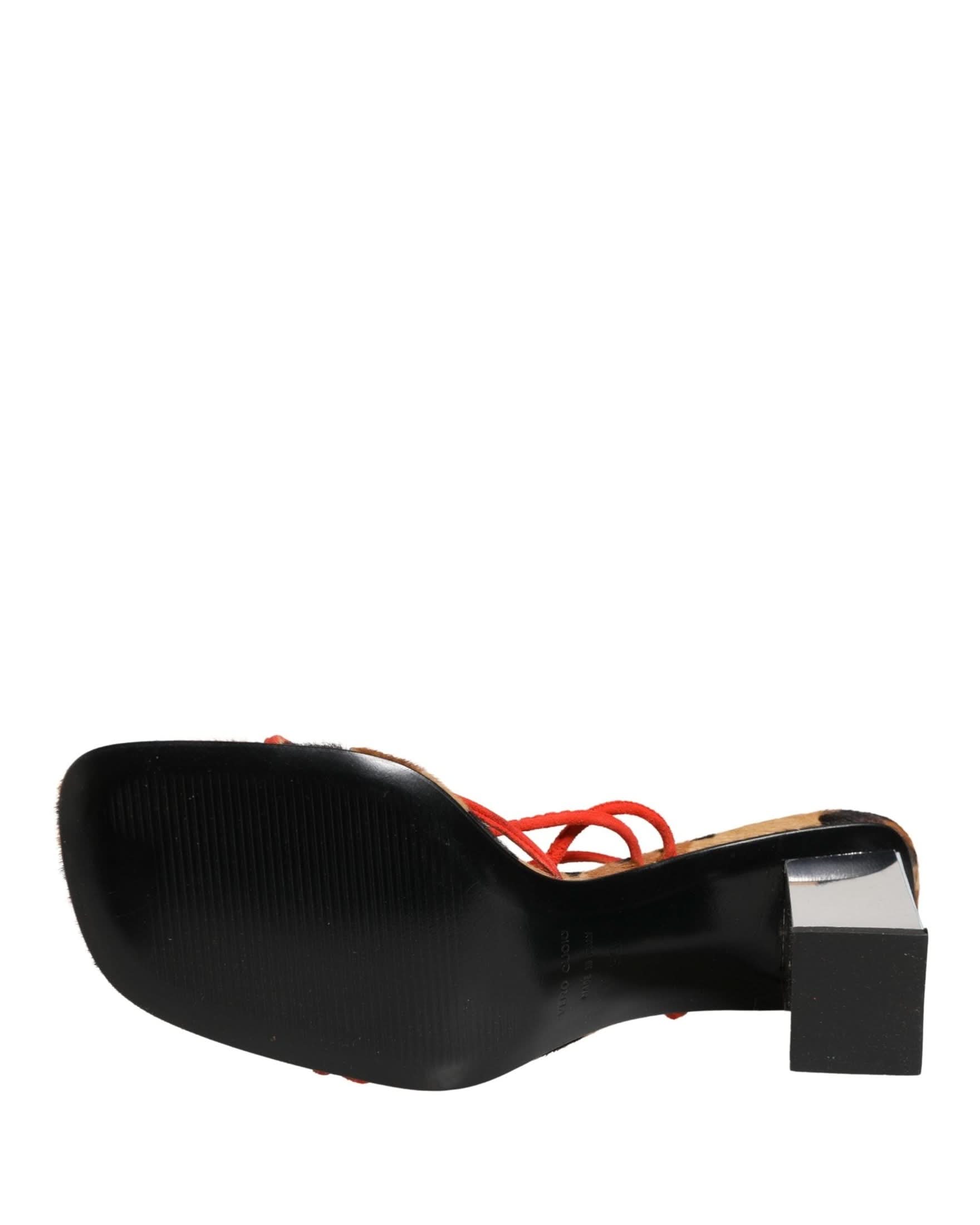Dolce & Gabbana Multicolor Leather Block Heels Glam Steals