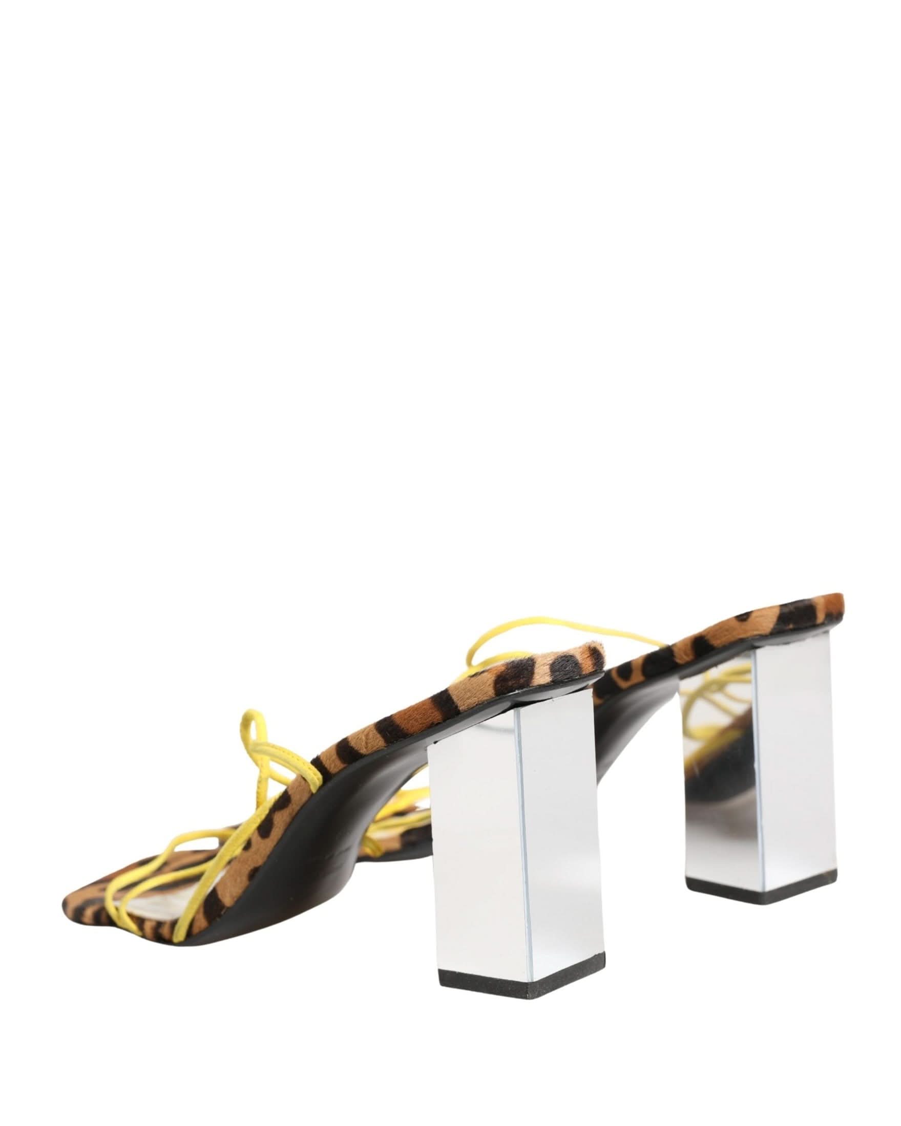Dolce & Gabbana Multicolor Leather Block Heels Glam Steals