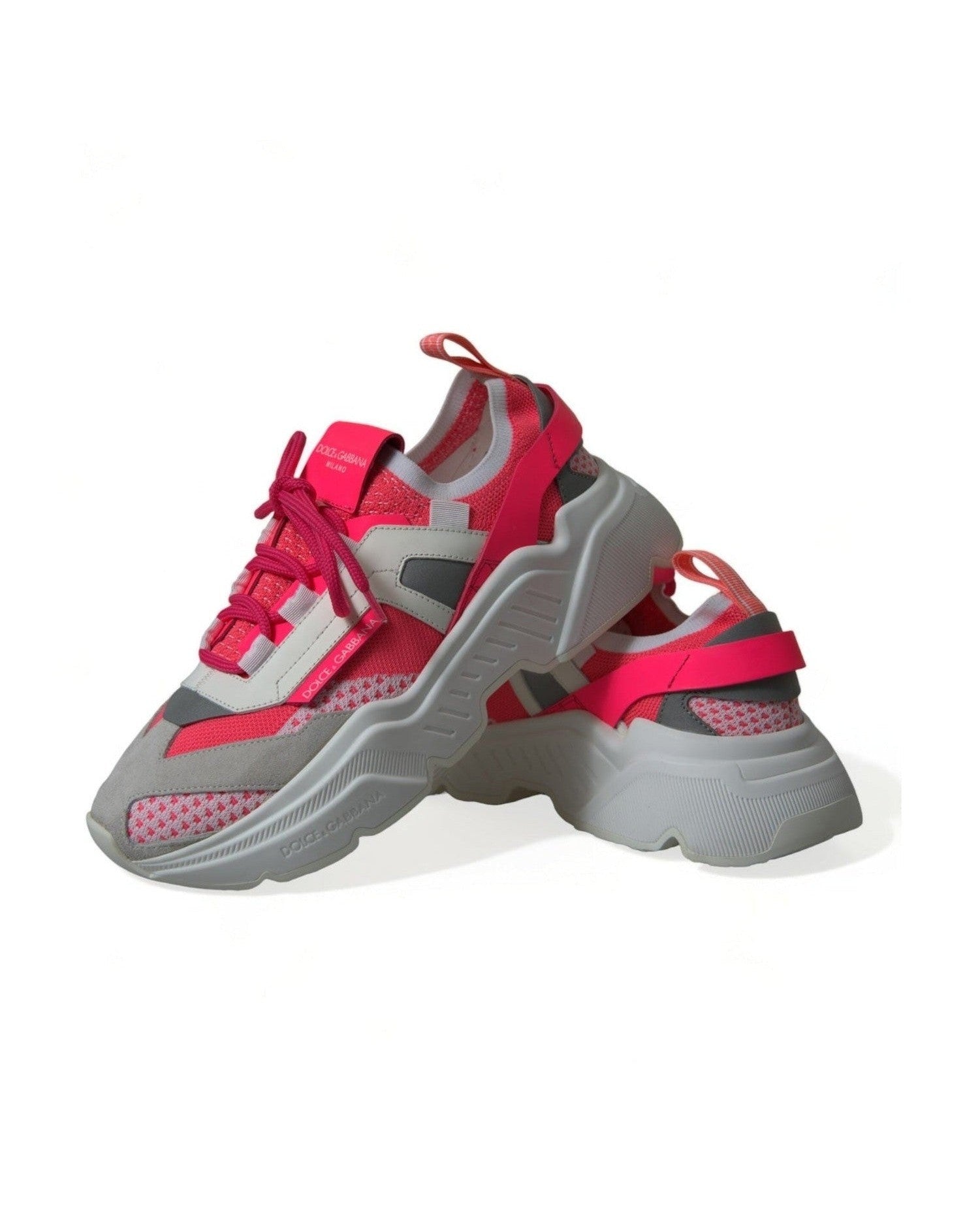 Dolce & Gabbana Multicolor Leather Daymaster Low Top Sneakers Shoes Glam Steals