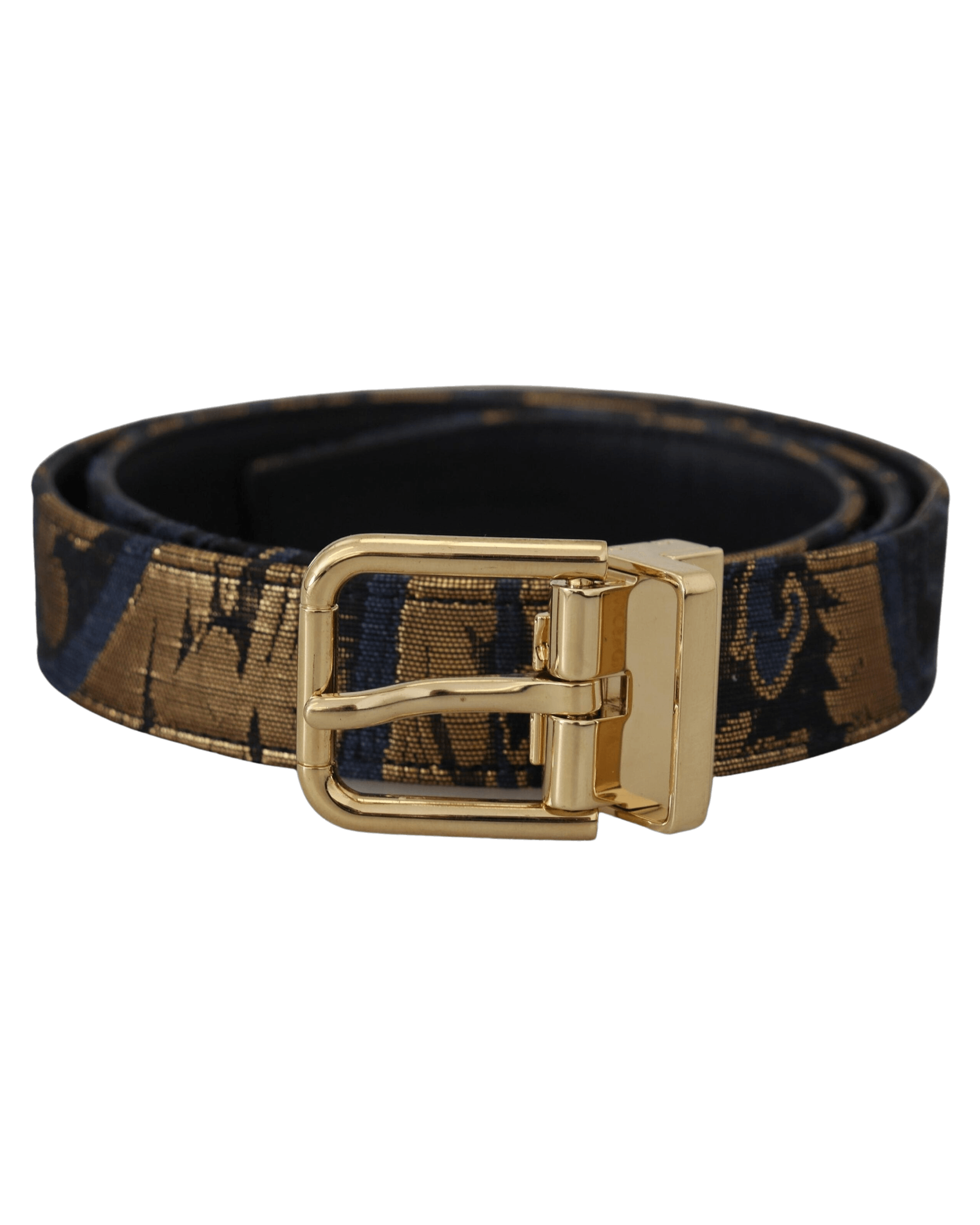 Dolce & Multicolor Gabbana Leather Jacquard Logo Buckle Belt Glam Steals