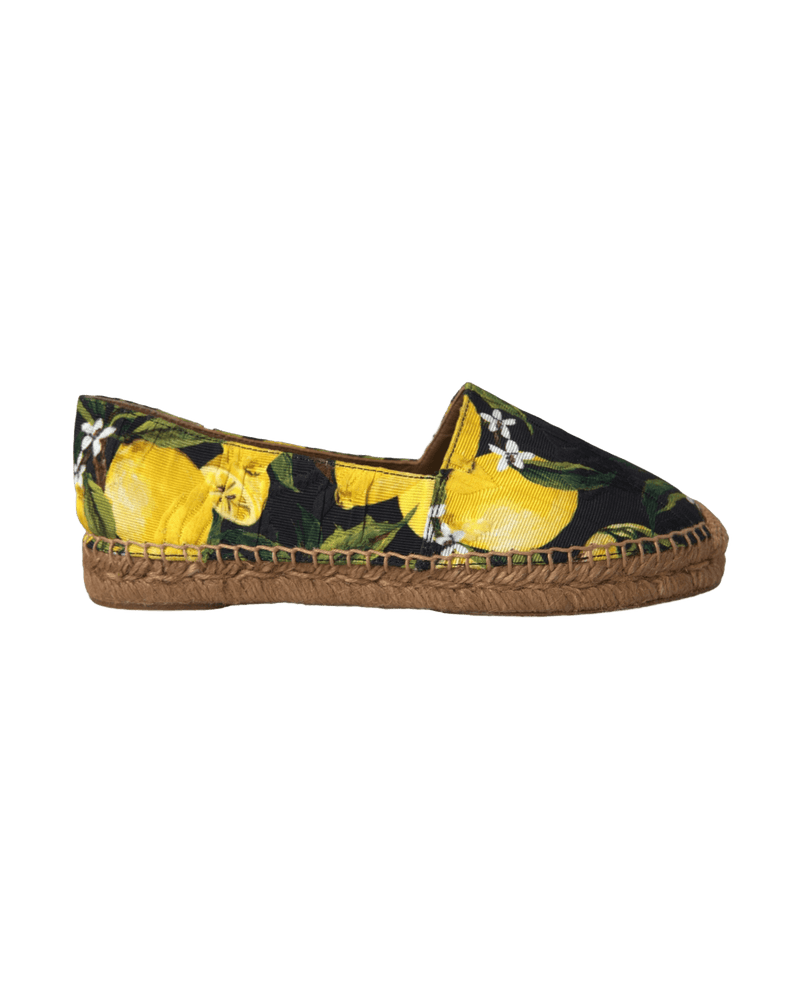 Dolce & Multicolor Gabbana Lemon Slip On Espadrilles Shoes Glam Steals