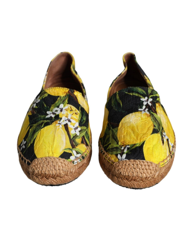 Dolce & Gabbana Multicolor Lemon Slip On Espadrilles Shoes Glam Steals