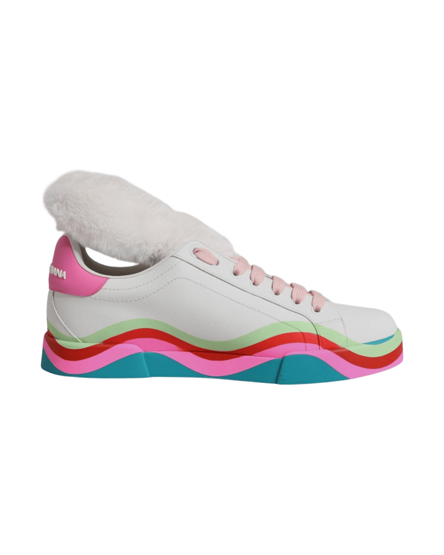 Dolce & Gabbana Multicolor Low Top Trainers Sneakers Shoes Glam Steals