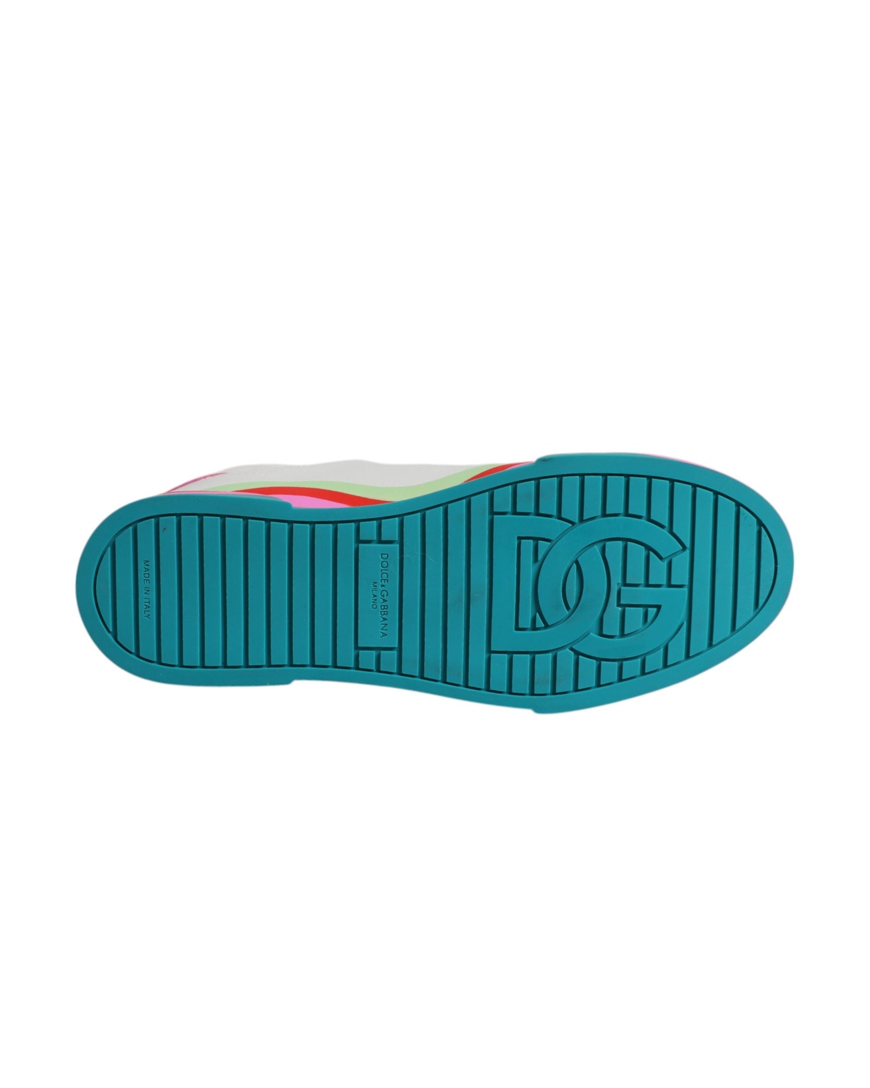 Dolce & Gabbana Multicolor Low Top Trainers Sneakers Shoes Glam Steals