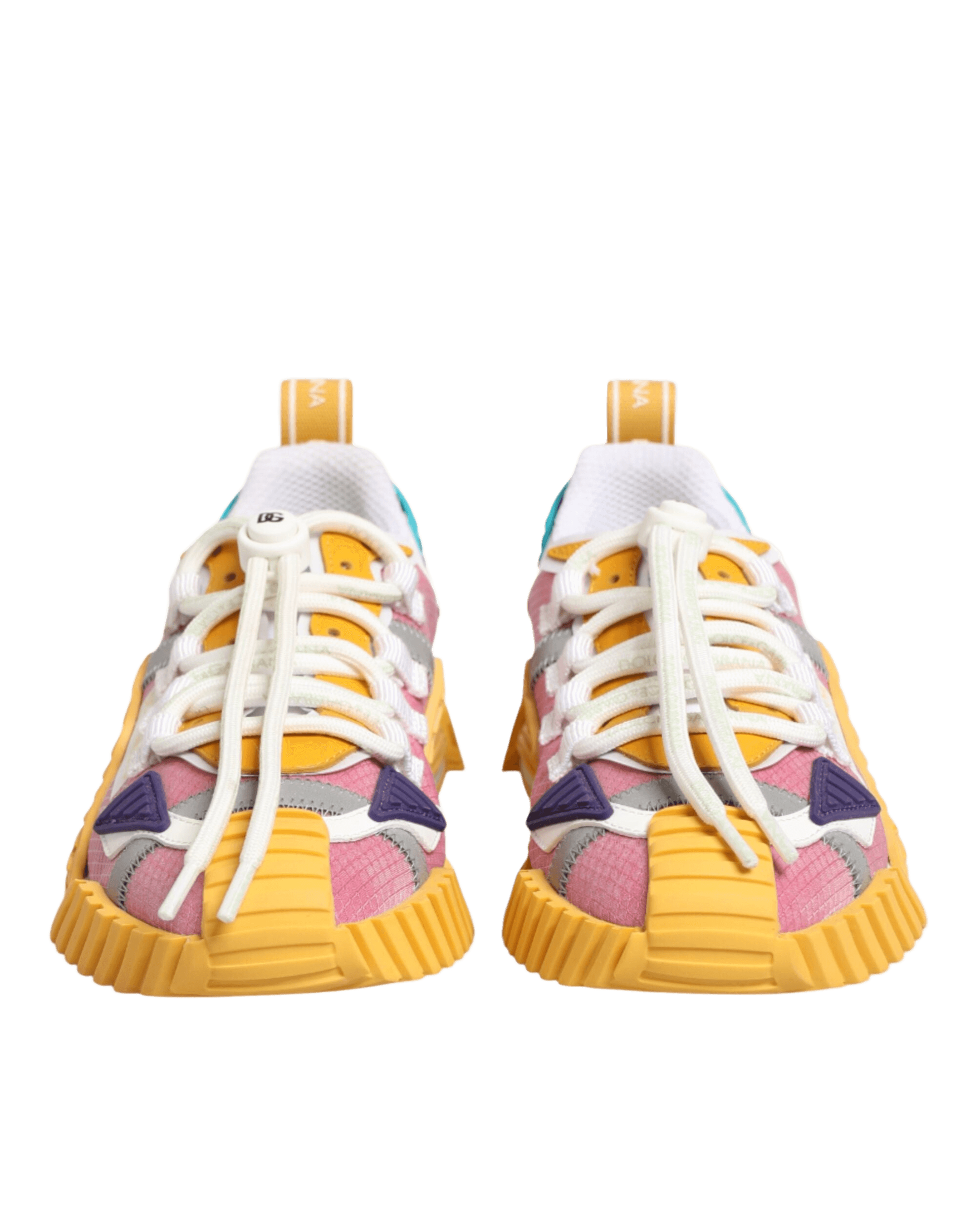 Dolce & Gabbana Multicolor Nylon Ns1 Low Top Sneakers Shoes Glam Steals