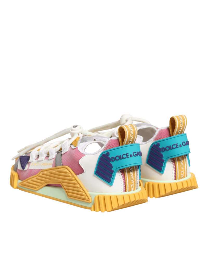 Dolce & Gabbana Multicolor Nylon Ns1 Low Top Sneakers Shoes Glam Steals