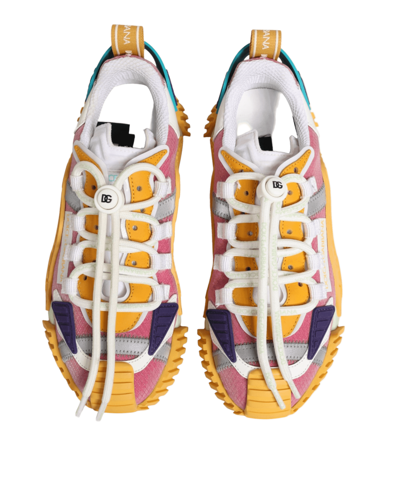 Dolce & Gabbana Multicolor Nylon Ns1 Low Top Sneakers Shoes Glam Steals