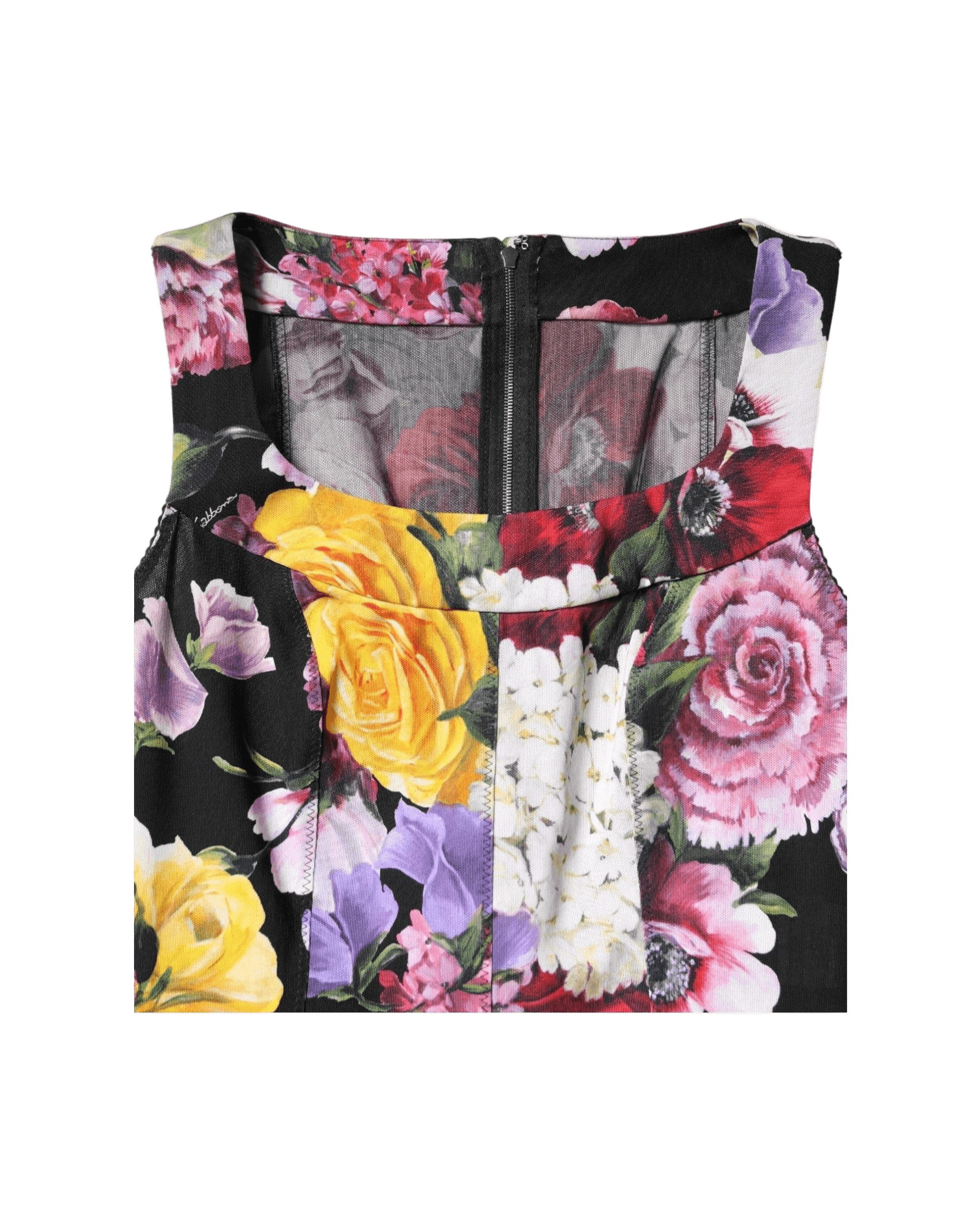 Dolce & Gabbana Multicolor Ortensia Patchwork Sheath Dress Glam Steals