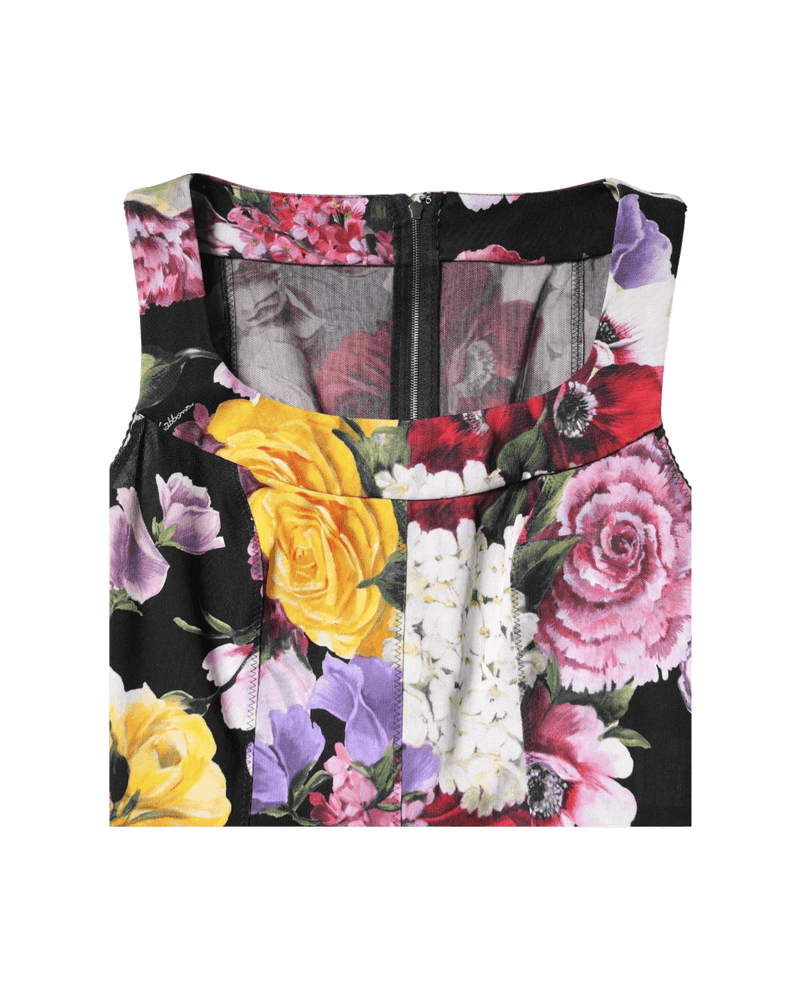 Dolce & Multicolor Gabbana Ortensia Patchwork Sheath Dress Glam Steals