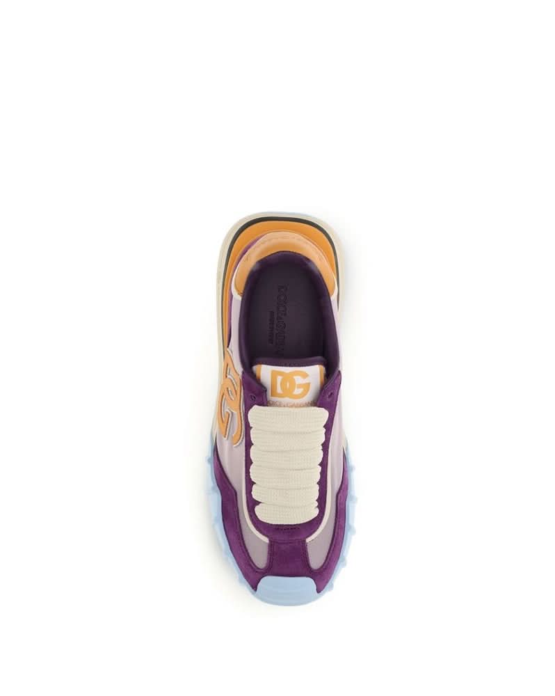 Dolce & Gabbana Multicolor Polyamide Athletic Sneakers 