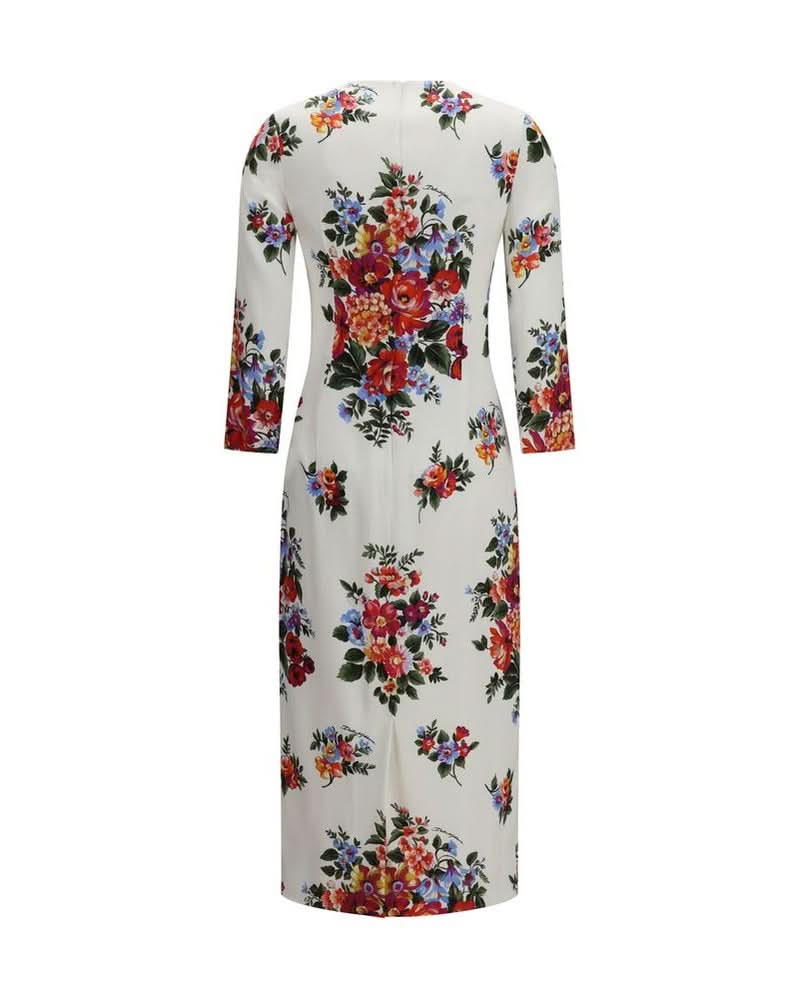 Dolce & Gabbana Multicolor Polyester Casual Dress Glam Steals