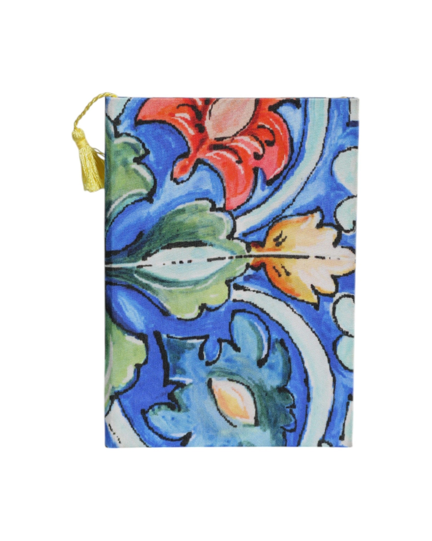 Dolce & Gabbana Multicolor Polyester Floral Siciliano Print Notebook Glam Steals