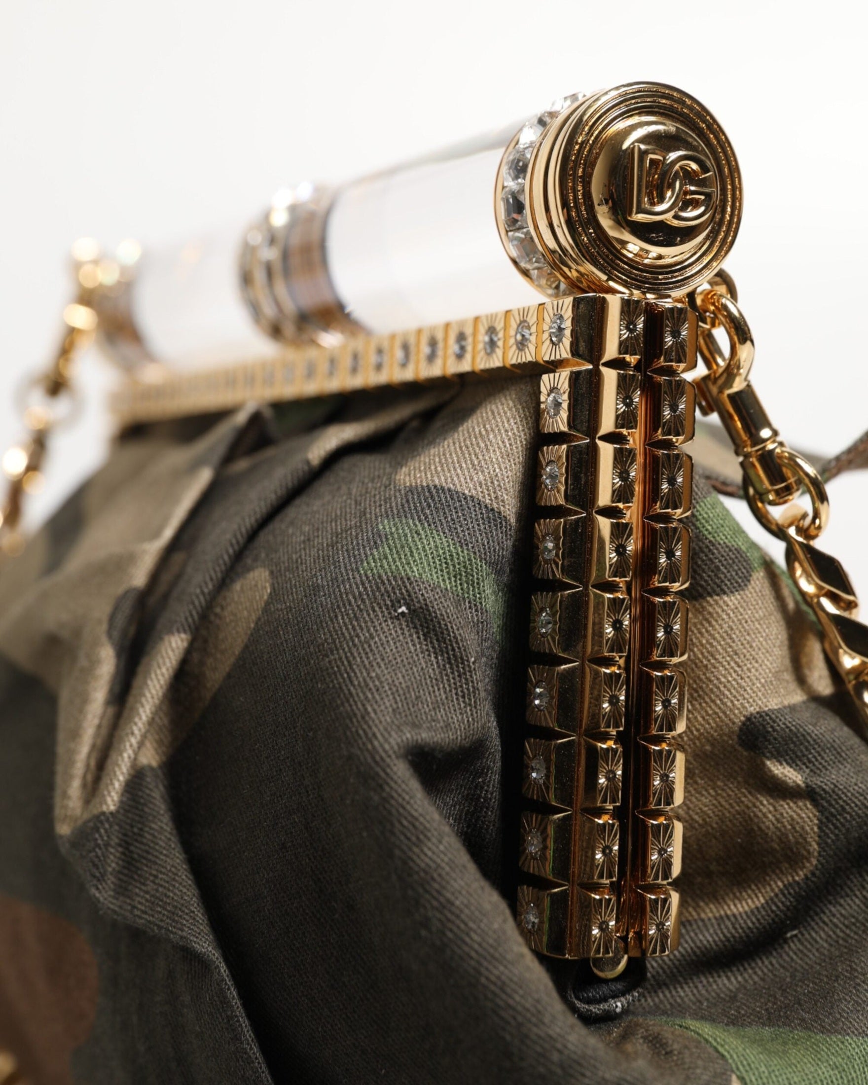 Dolce & Gabbana Multicolor Sicily Medium Camouflage Shoulder Strap Bag Glam Steals