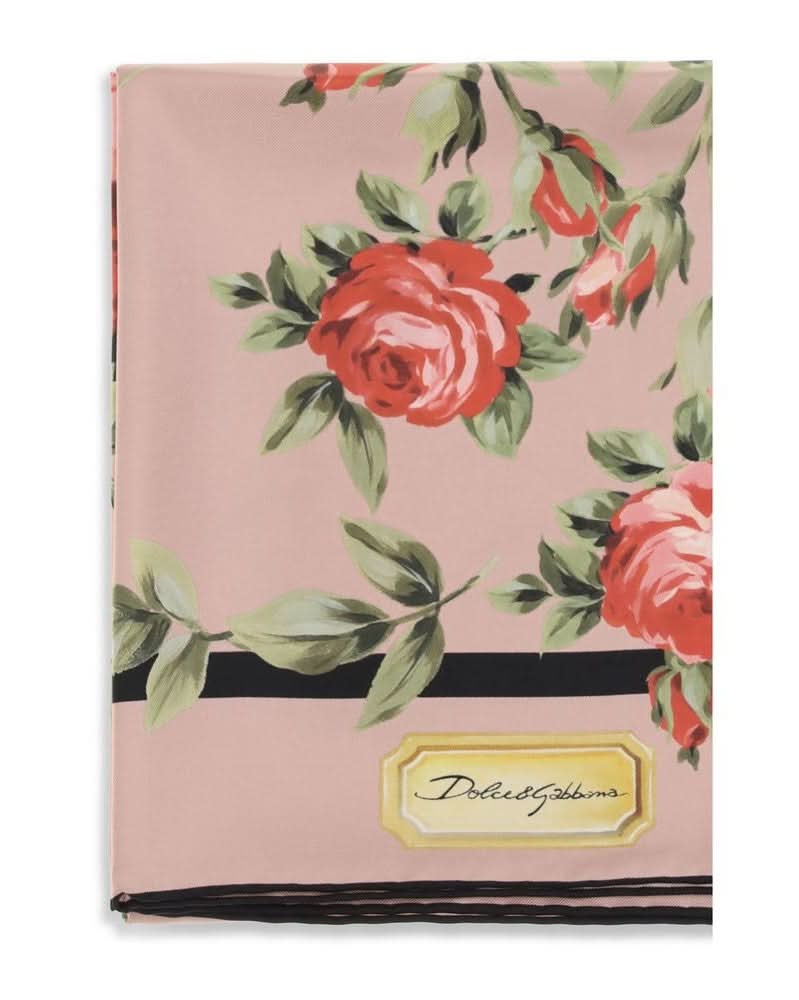 Dolce & Gabbana Multicolor Silk Scarf Glam Steals