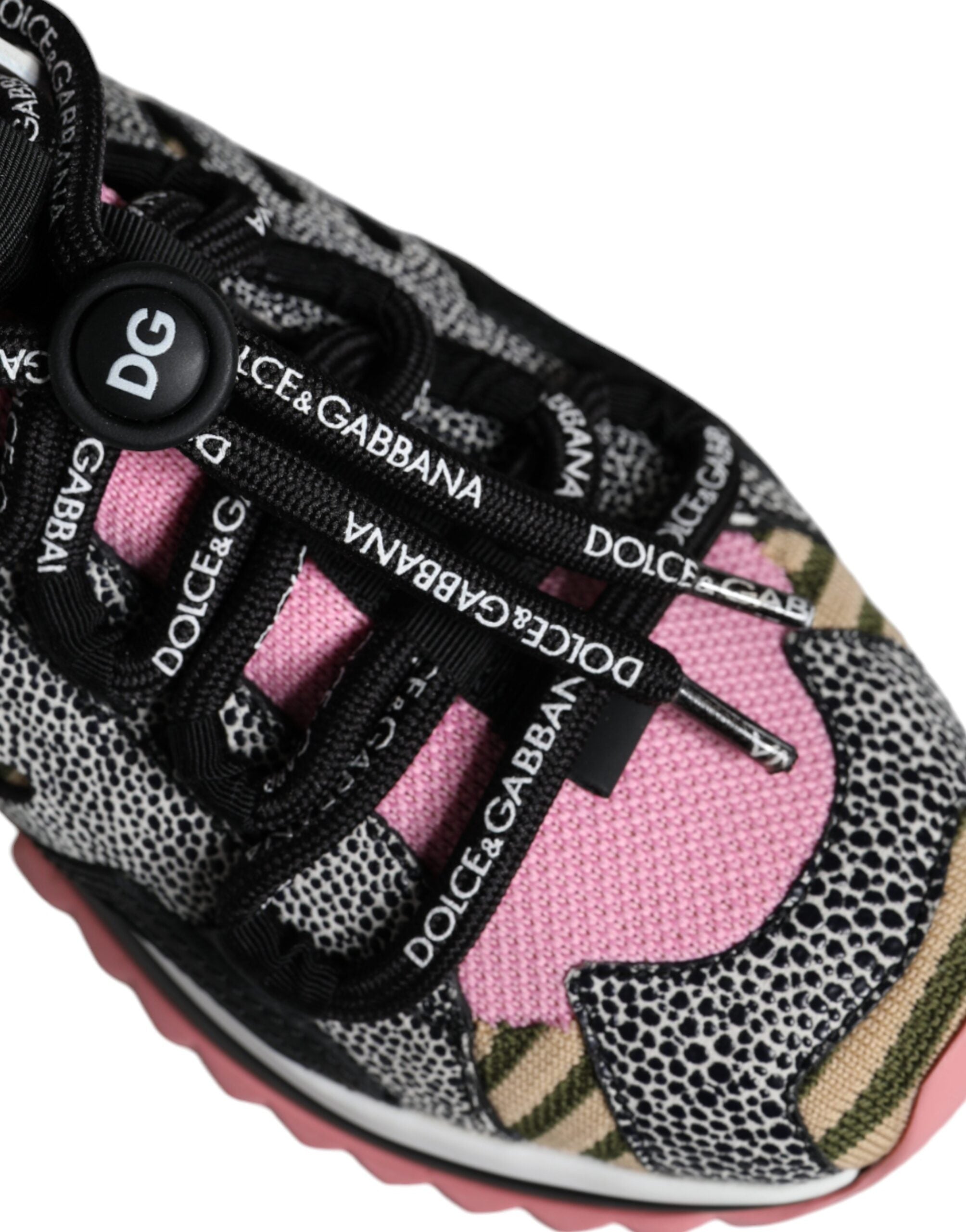 Dolce & Gabbana Multicolor Sorrento Socks Logo Sneakers Shoes Glam Steals