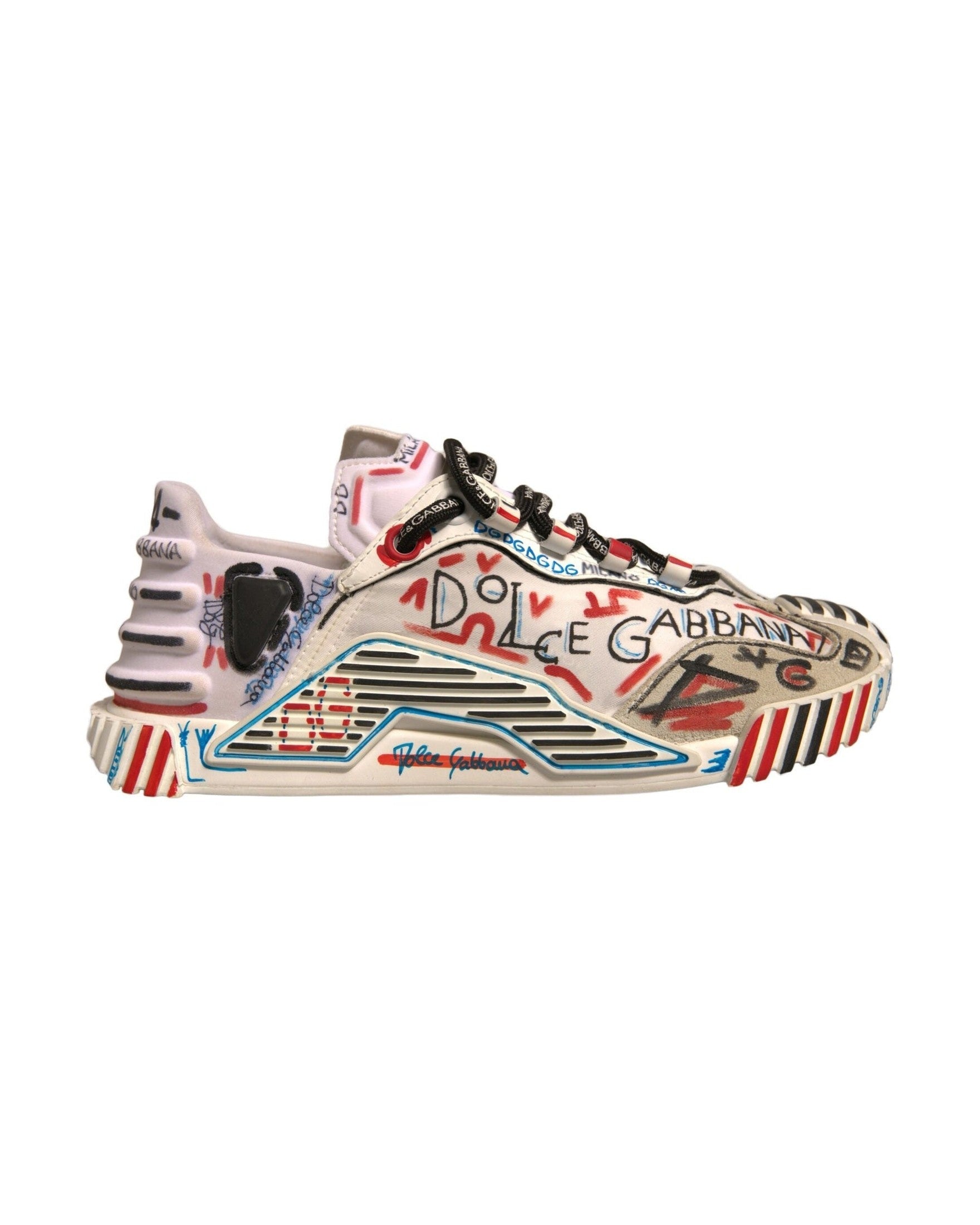 Dolce & Gabbana Multicolor Suede Fabric Ns1 Sneakers Shoes Glam Steals