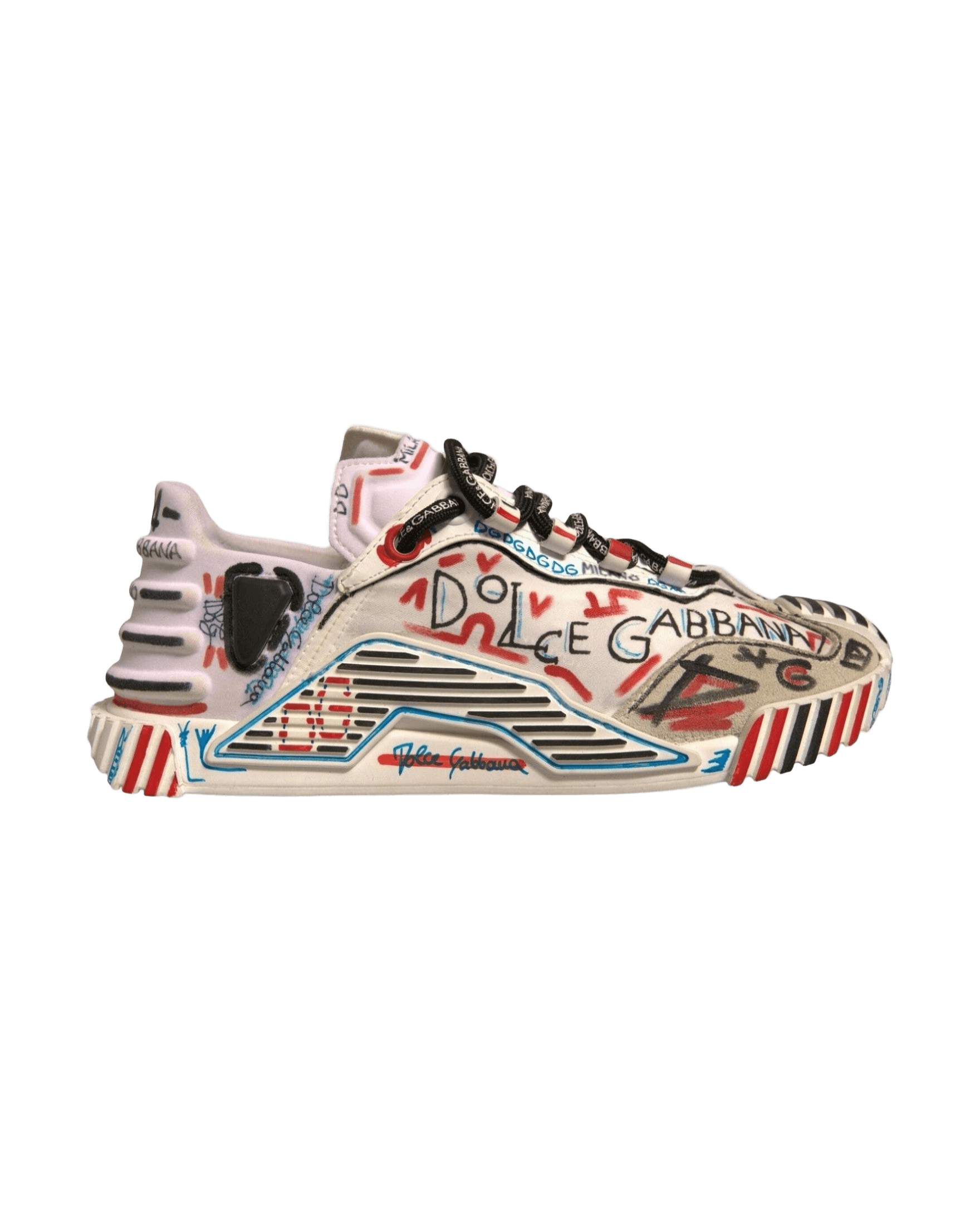 Dolce & Gabbana Multicolor Suede Fabric Ns1 Sneakers Shoes Glam Steals